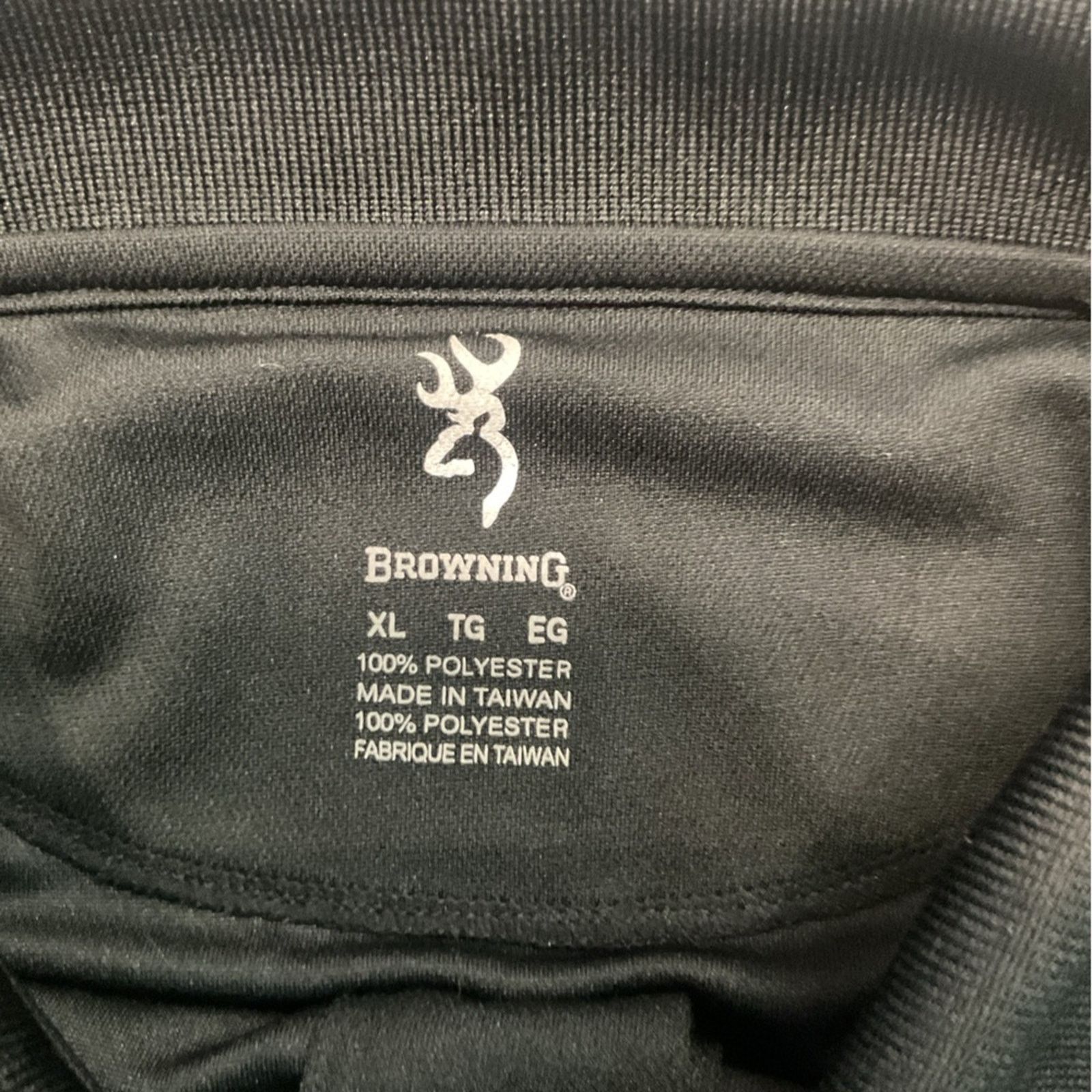 Vintage Men's Browning Polo Black Shirt size XL Size US XL / EU 56 / 4 - 4 Thumbnail
