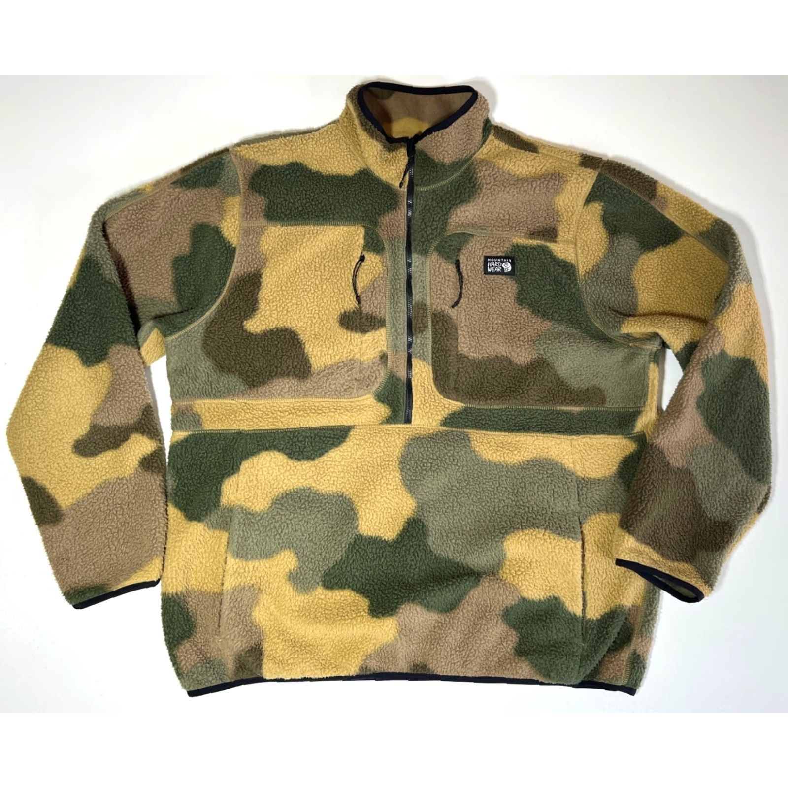 Mountain Hardwear Men’s Mountain Hardwear HiCamp 1/2 Zip Fleece Pullover Camo Print Sz 2XL Size US XXL / EU 58 / 5 - 4 Thumbnail