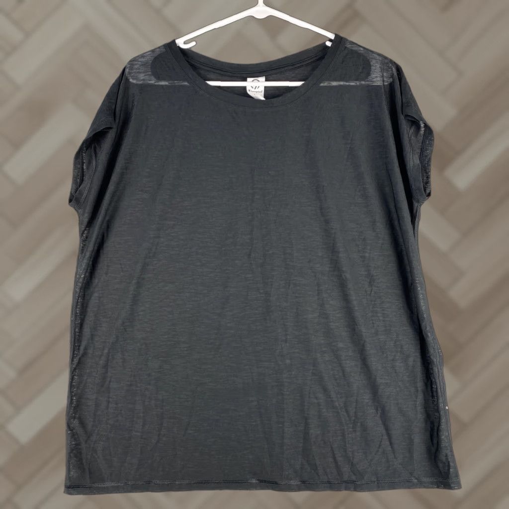 Reebok Reebok Shirt Women's Large Black Dri-Fit Running Short Sleeve Active / 45-13 Size L / US 10 / IT 46 - 1 Thumbnail