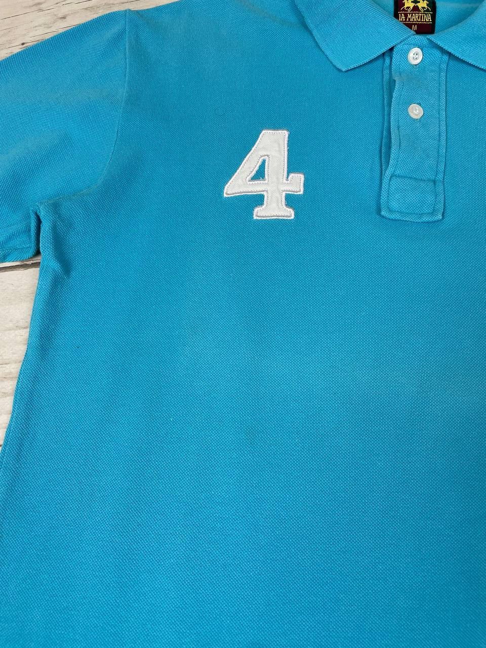 La Martina Vintage La Martina Polo Shirt Big Logo Size US M / EU 48-50 / 2 - 6 Thumbnail
