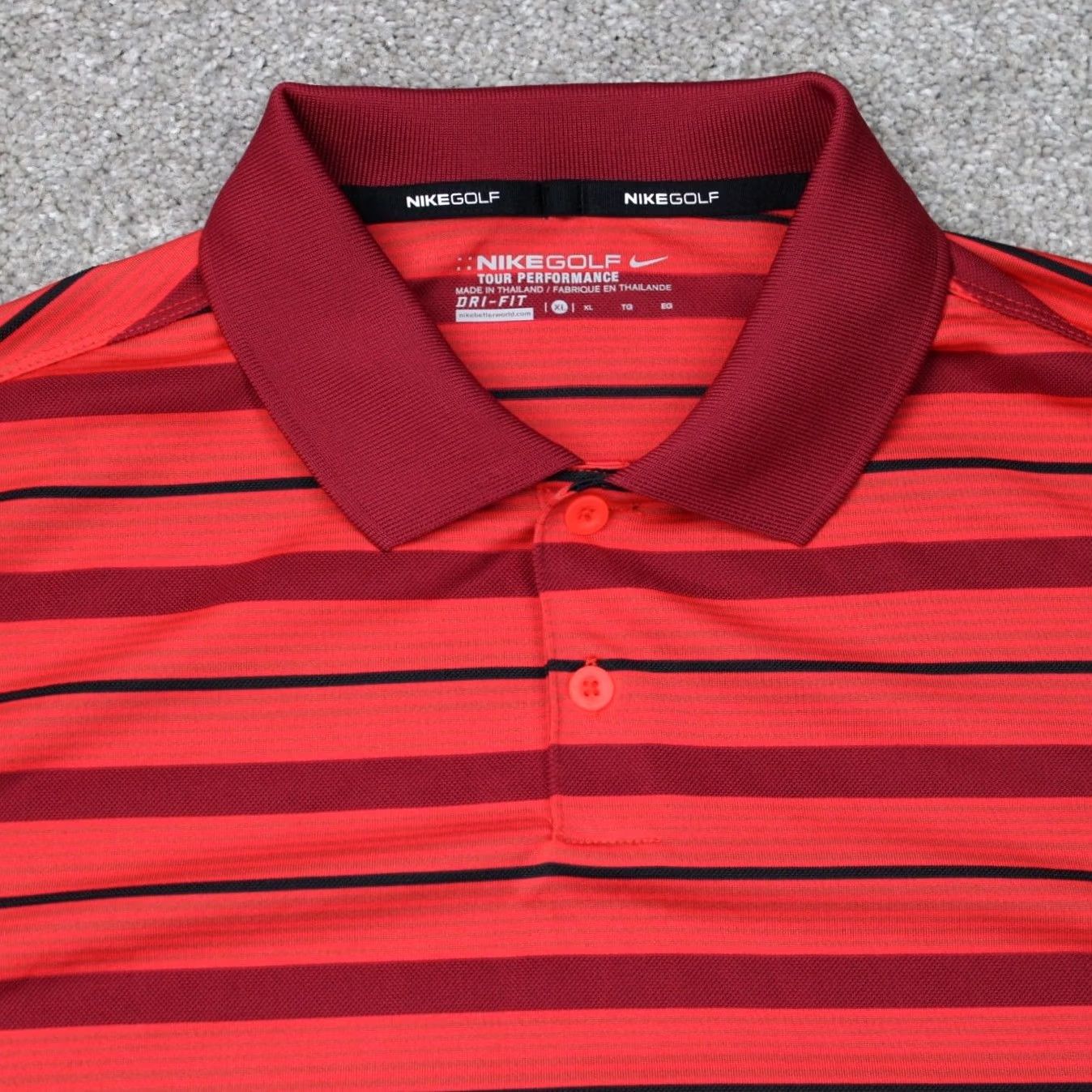 Nike Nike Golf Polo Shirt Mens XL Red Dri-Fit Short Sleeve Pullover Size US XL / EU 56 / 4 - 4 Thumbnail