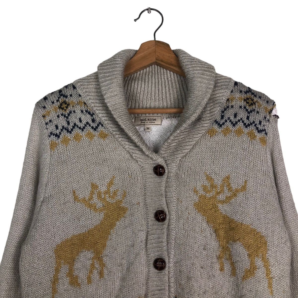 Japanese Brand 🔥Vintage Cardigan Jumper Design Isolaine Japan Issey Miyake Size US M / EU 48-50 / 2 - 3 Thumbnail