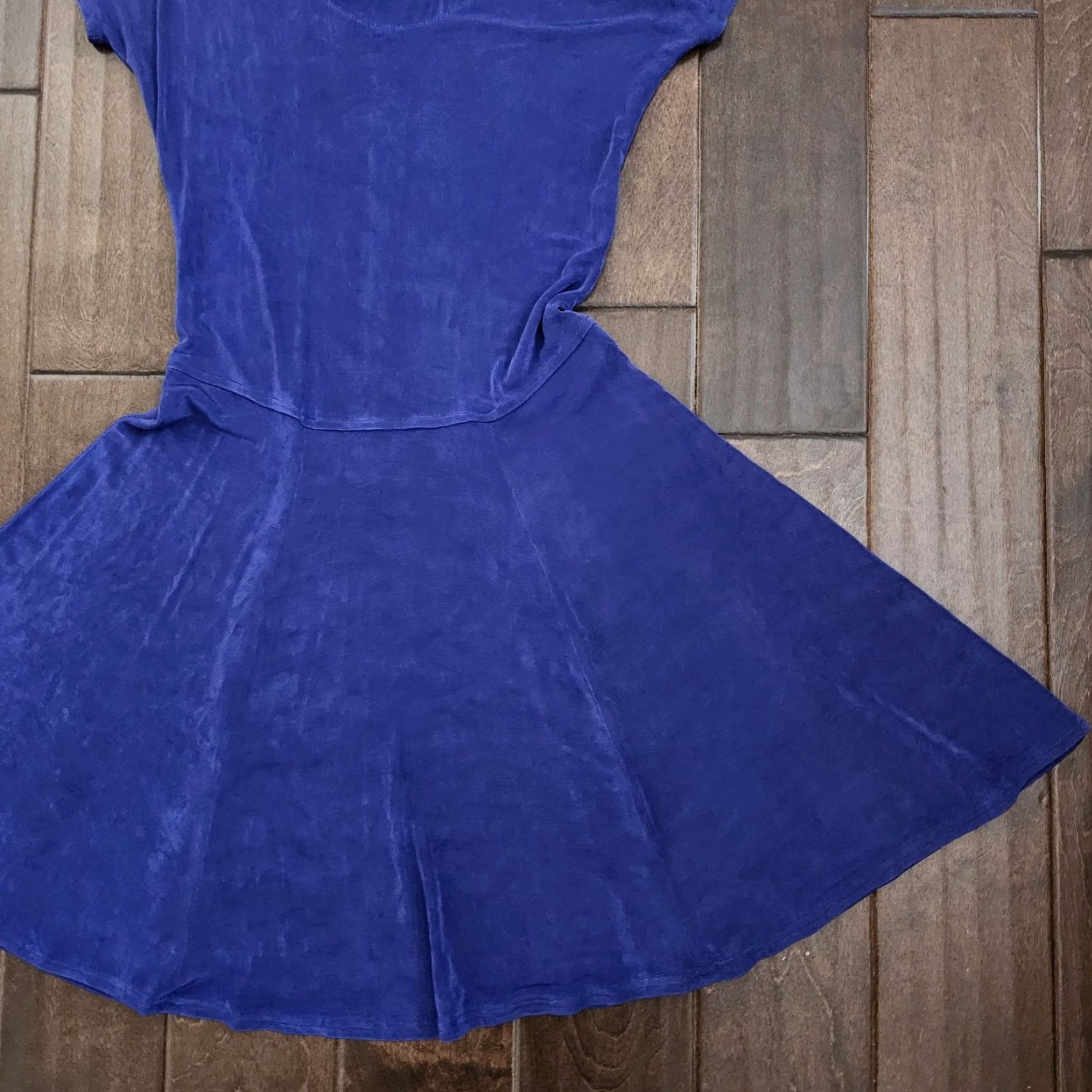 Vintage Rabbit Rabbit Rabbit Designs Blue Fit Flare Dress Womens 6 USA Size M / US 6-8 / IT 42-44 - 4 Thumbnail