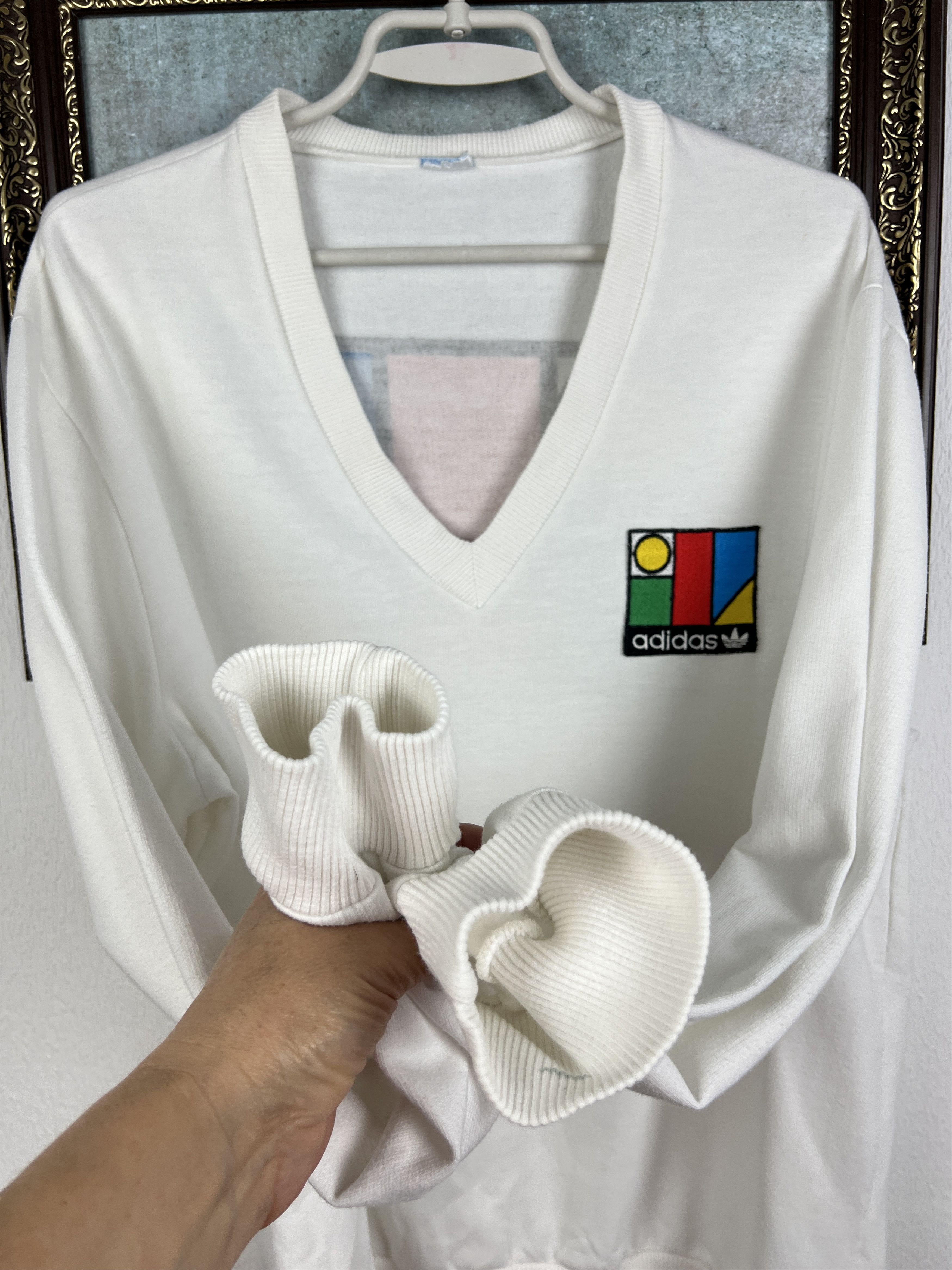 Adidas Vintage Ivan Lendl Endberg Agassi Tennis Sweatshirt Jacket Size US L / EU 52-54 / 3 - 5 Thumbnail