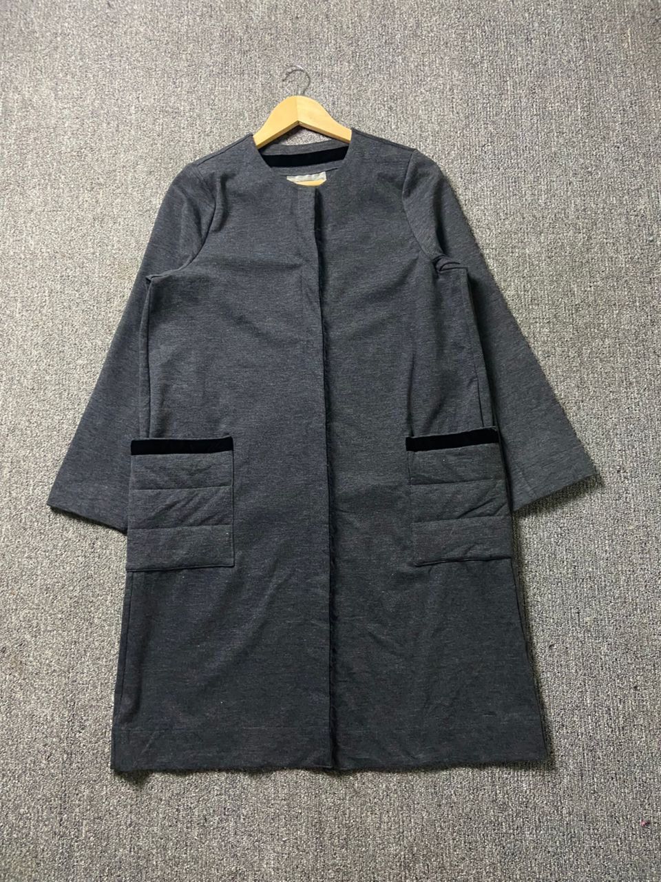 Japanese Brand YSM Philosophy Open Front Style Coat (190) Size XS / US 0-2 / IT 36-38 - 1 Thumbnail