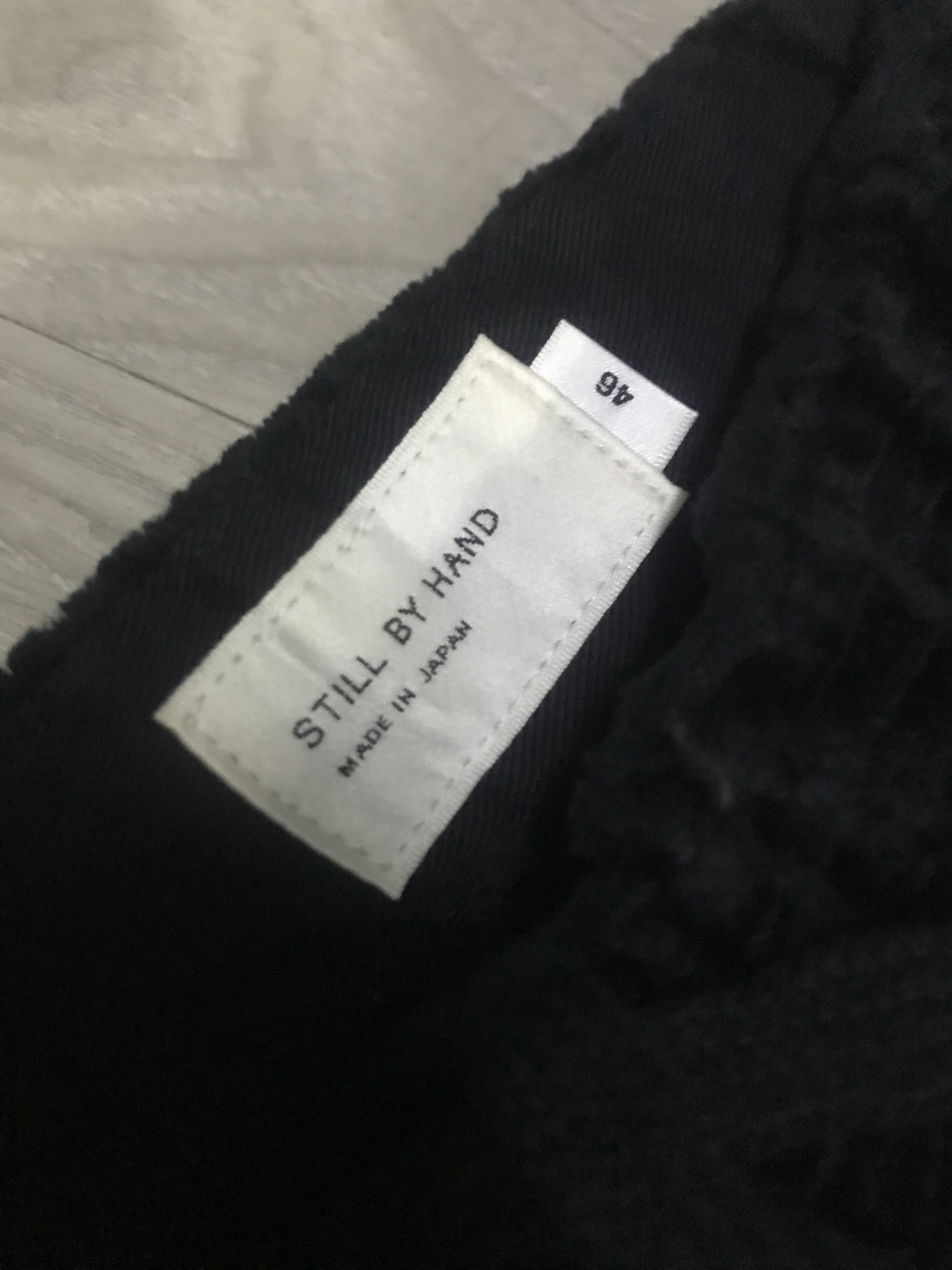 STILL BY HAND Still by Hand Corduroy Pleated Black Easy Pants Size US 30 / EU 46 - 8 Thumbnail