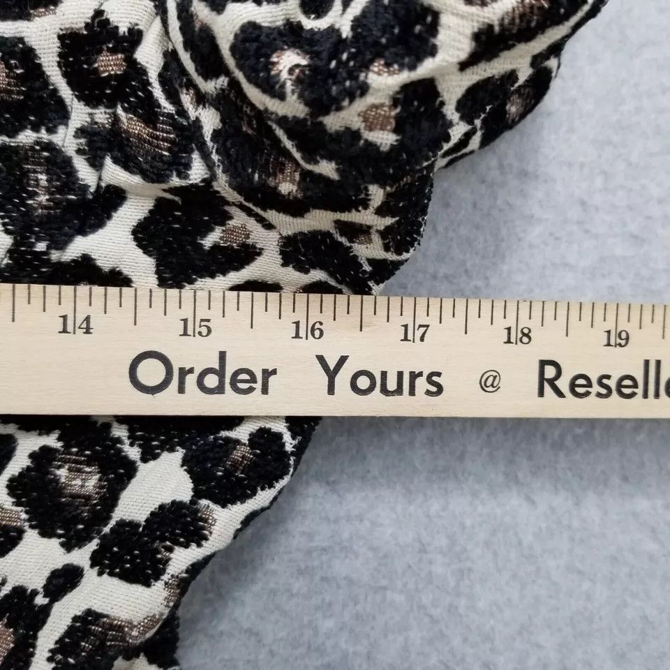 Forever 21 Forever 21 Jacket Womens Small Brown Leopard Print Buttons Size S / US 4 / IT 40 - 12 Thumbnail