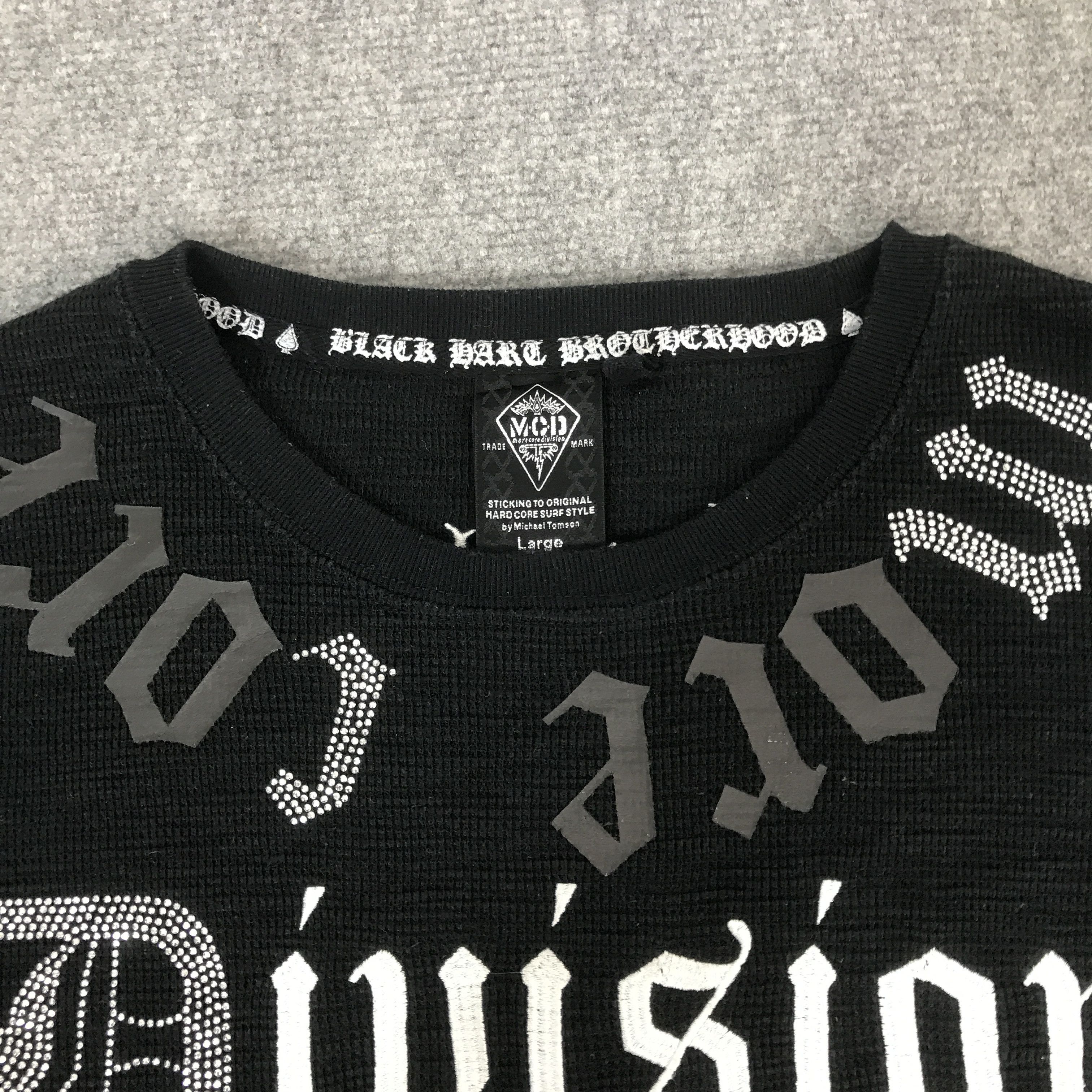 Japanese Brand gothic style M.C.D more core division Long sleeve shirt Size US M / EU 48-50 / 2 - 9 Thumbnail