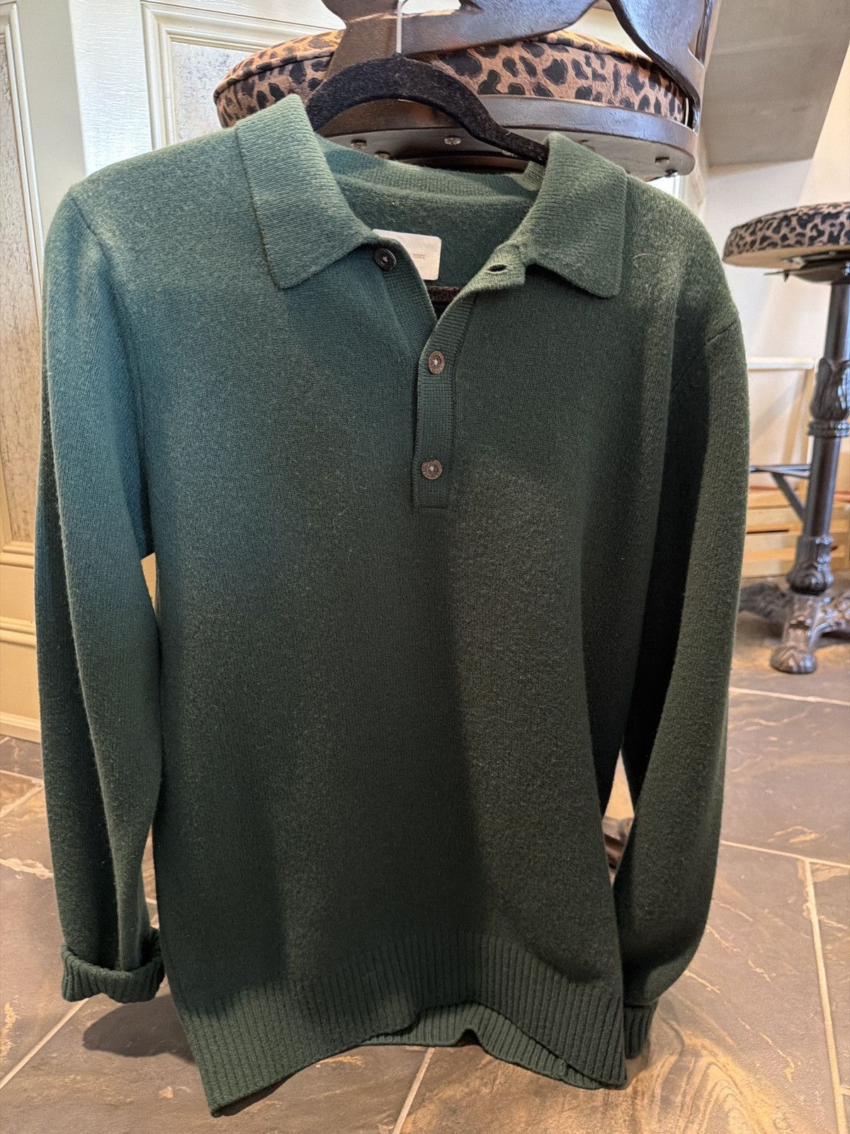 Aime Leon Dore Aime Leon Dore Longsleeve Green Polo Size US M / EU 48-50 / 2 - 1 Thumbnail
