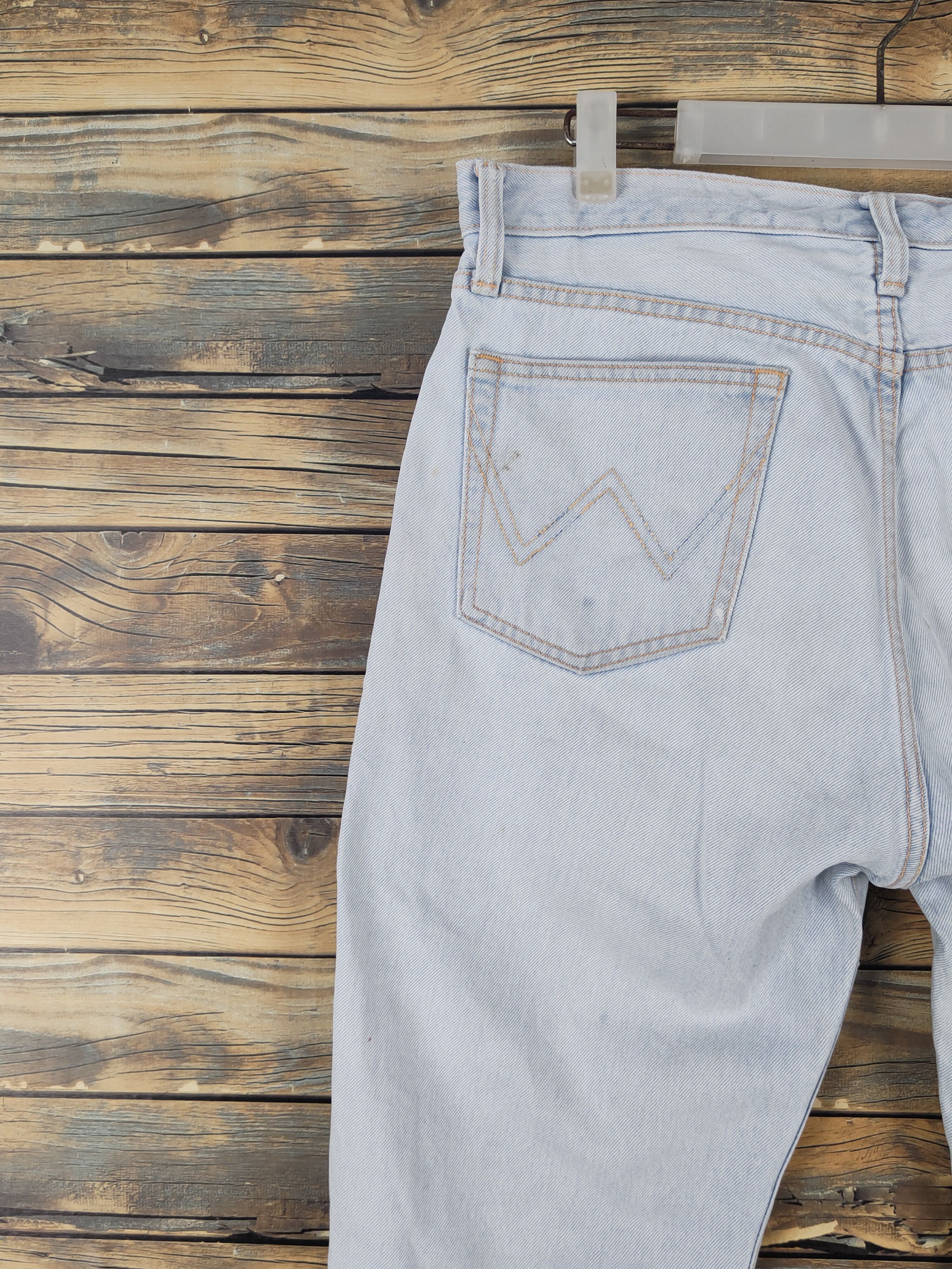 Edwin Edwin Light Blue Distressed Ripped denim Jeans #W1696 Size US 33 - 8 Thumbnail