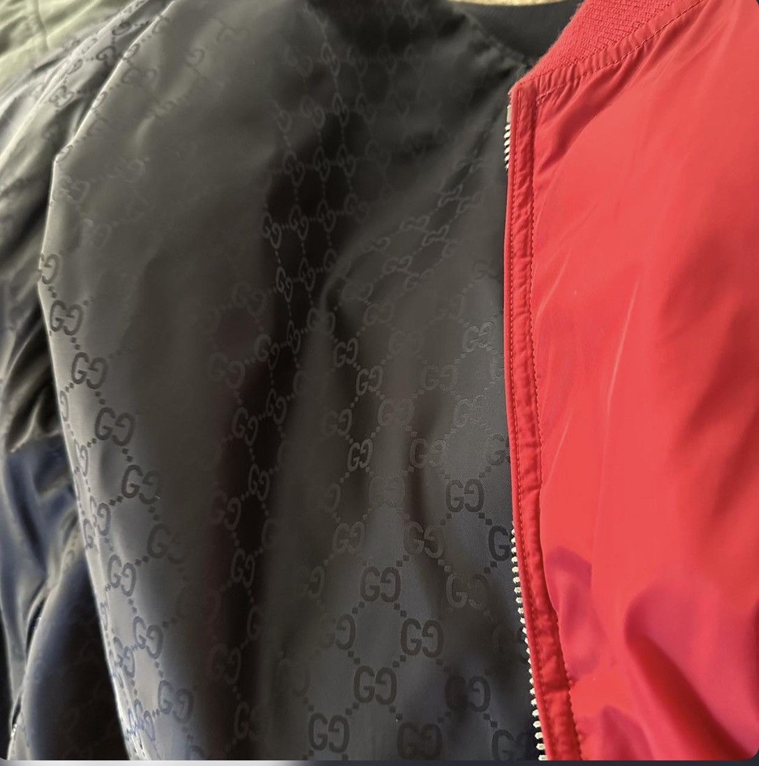 Gucci Gucci Reversible Bomber Red/Black Large Size US L / EU 52-54 / 3 - 5 Thumbnail