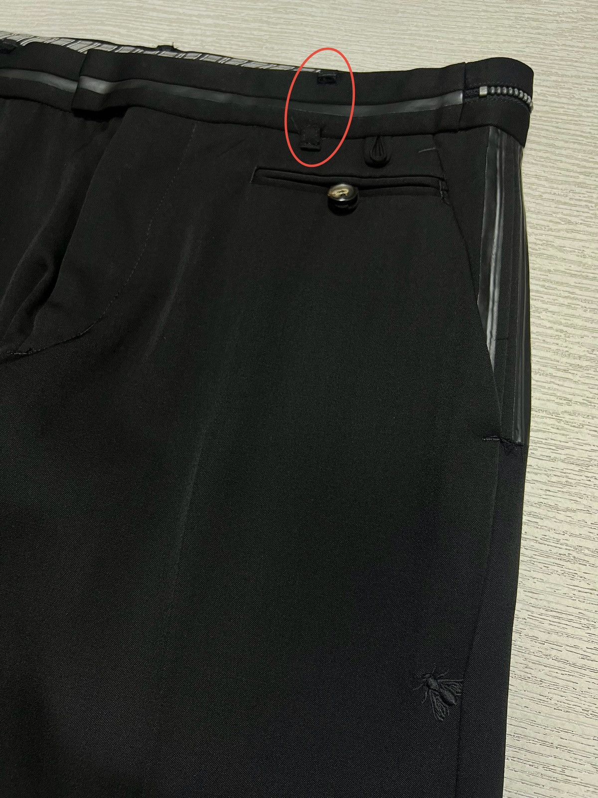Undercover Undercover - Insects Embroidered Adjustable Waist Pants Size US 33 - 5 Thumbnail