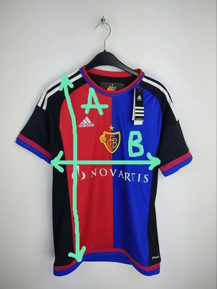 Adidas FC Basel 2016 2017 HOME FOOTBALL Kit SHIRT SOCCER JERSEY Size US S / EU 44-46 / 1 - 15 Thumbnail