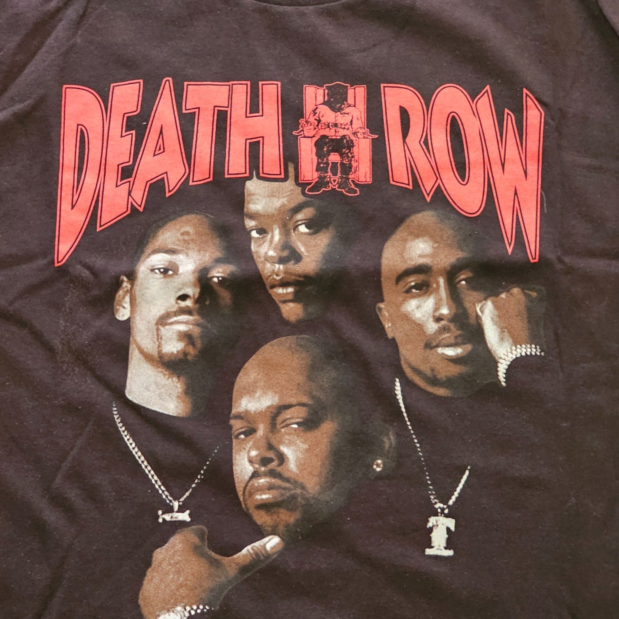 Vintage Death Row Records T-shirt - cotton - black - XL Size US XL / EU 56 / 4 - 2 Thumbnail