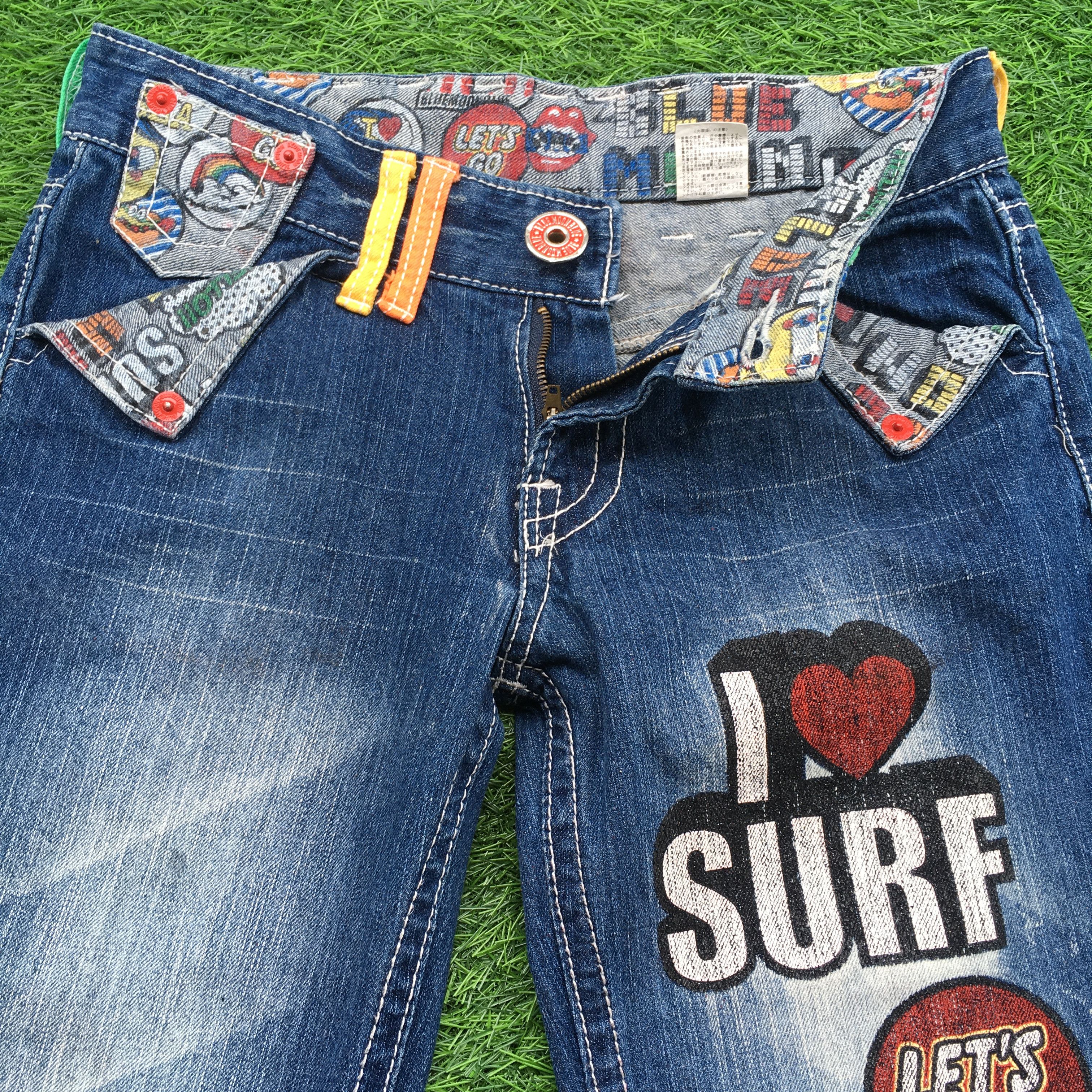 Japanese Brand Japanese Spell Out grunge printed graphics jean D-1215 Size US 27 - 3 Thumbnail