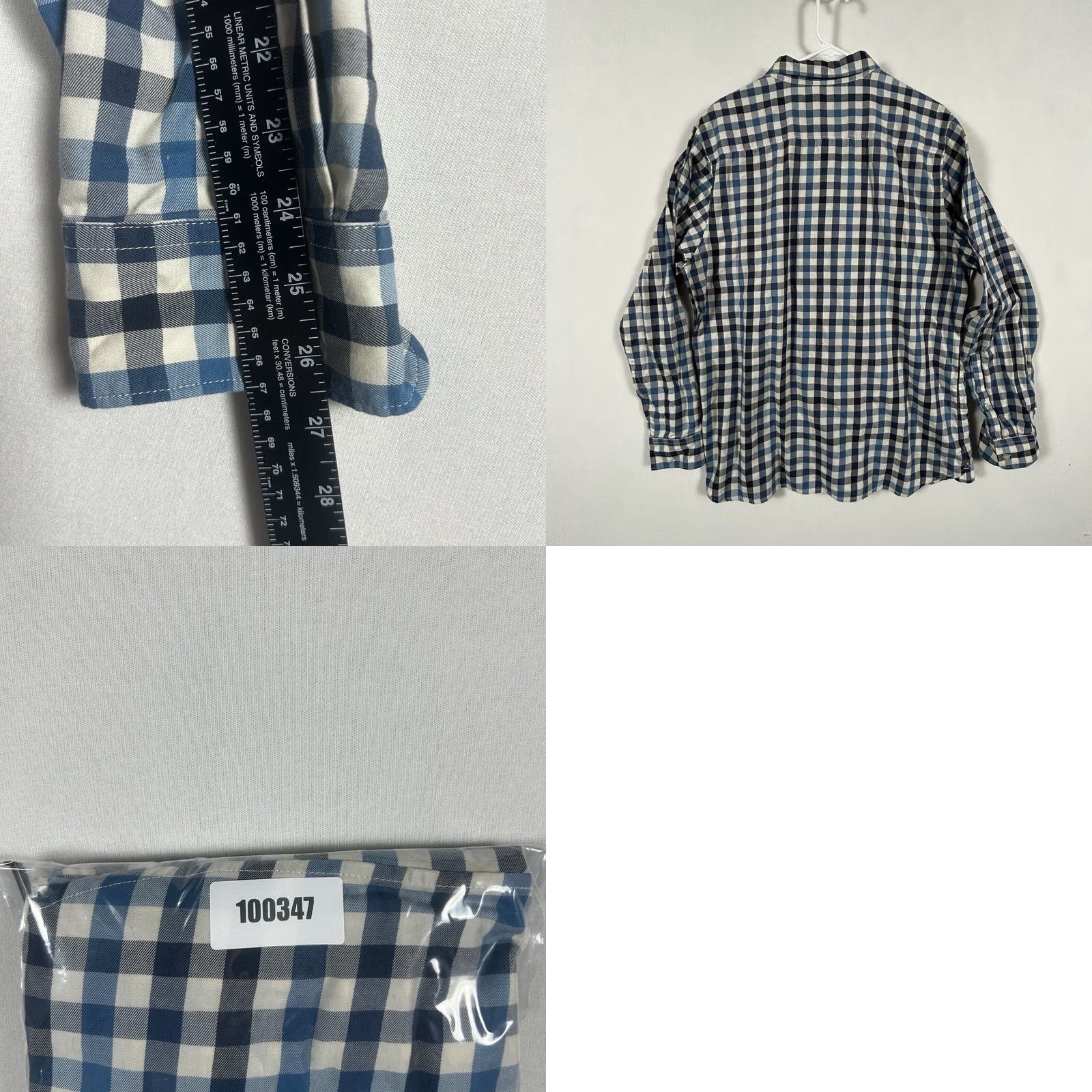 The North Face The North Face Button-Up Shirt Womens XL Blue Plaid Relaxed Flannel Overshirt Button Size XL / US 12-14 / IT 48-50 - 8 Thumbnail