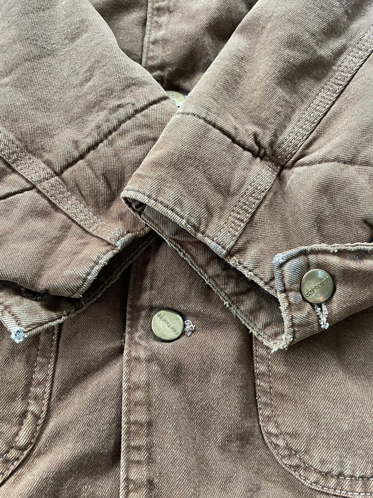 Carhartt Vintage carhartt 80s jacket button Size US XL / EU 56 / 4 - 2 Thumbnail