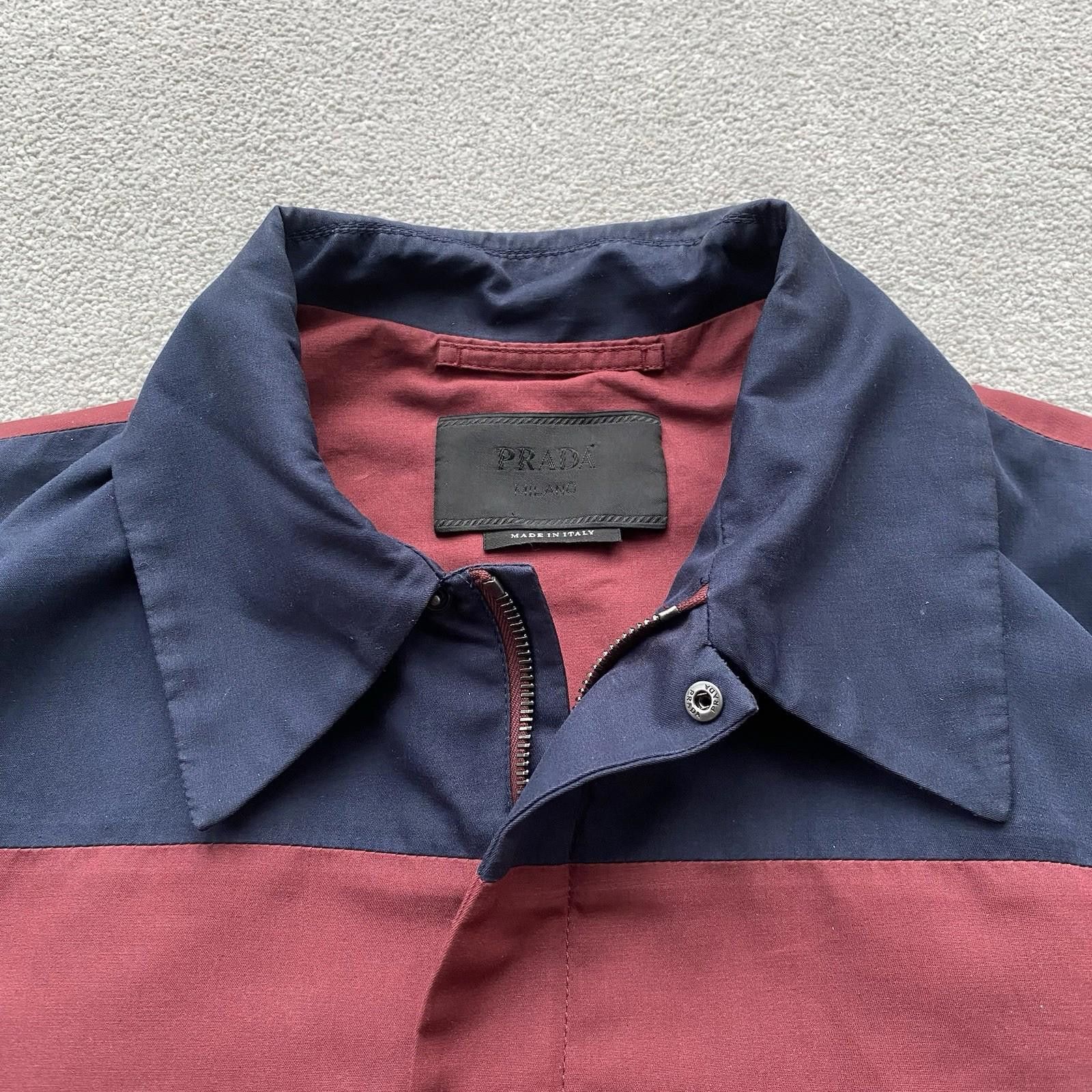 Prada Prada Block Contrast Casual Zipped Work Jacket Size US M / EU 48-50 / 2 - 4 Thumbnail