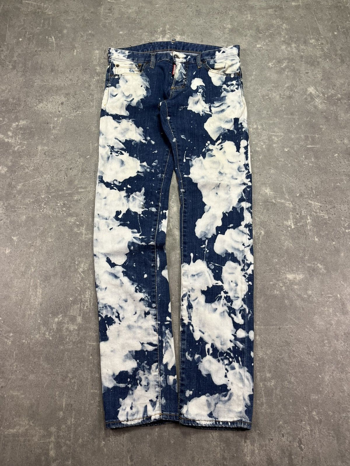 Dsquared2 Dsquared2 Bleached Paint Splattered Denim 30 Size US 30 / EU 46 - 1 Thumbnail