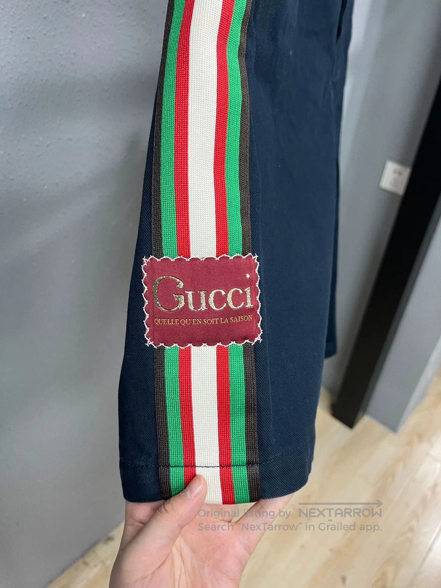Gucci Gucci Slogan Stripe Shorts. Size US 36 / EU 52 - 3 Thumbnail