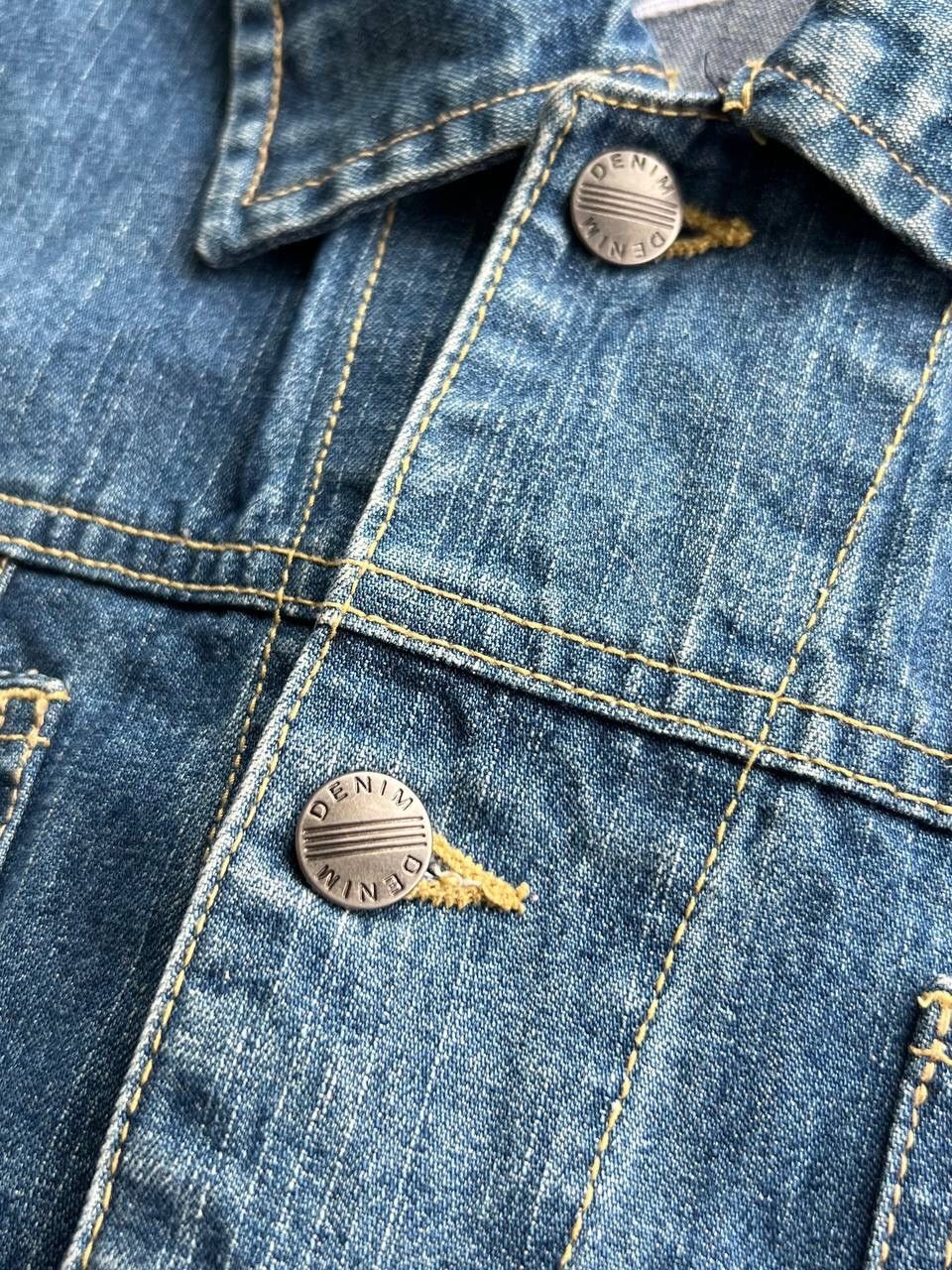 Mercedes-Benz × Vintage Vintage 90s Mercedes Benz Blue Denim Jacket Logo Y2K Racing Size US M / EU 48-50 / 2 - 5 Thumbnail