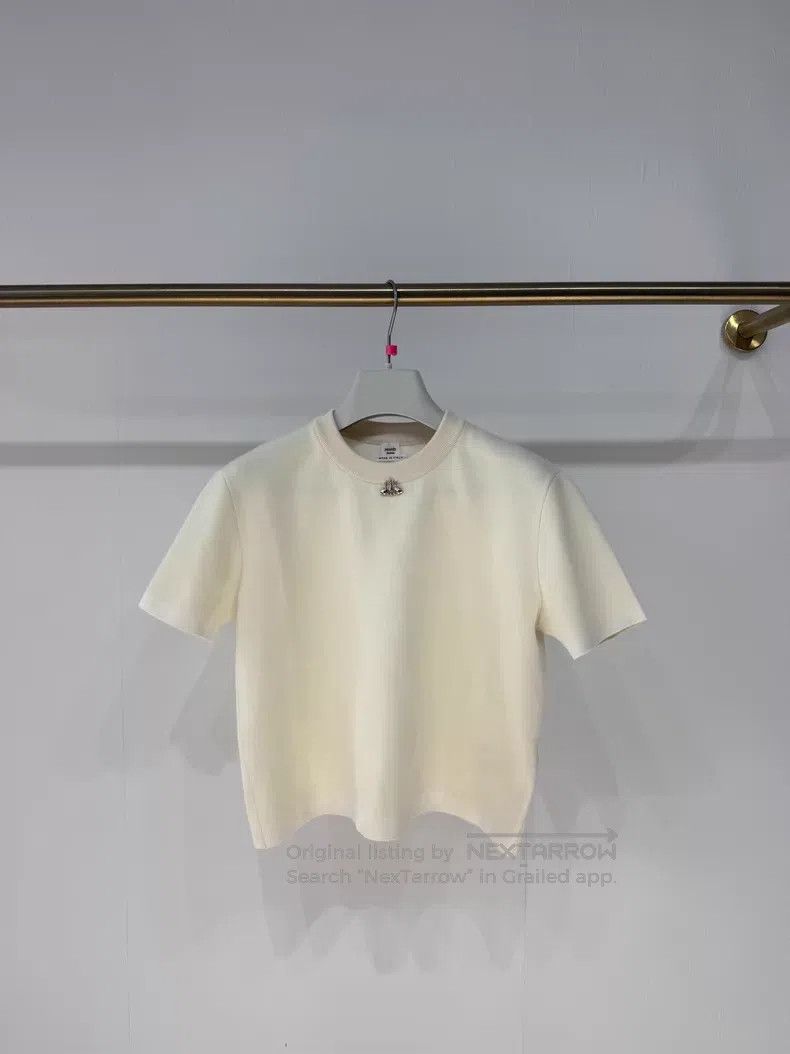 Hermes Hermes 25FW Autumn/Winter cashmere blended knit short slee Size XS / US 0-2 / IT 36-38 - 1 Thumbnail