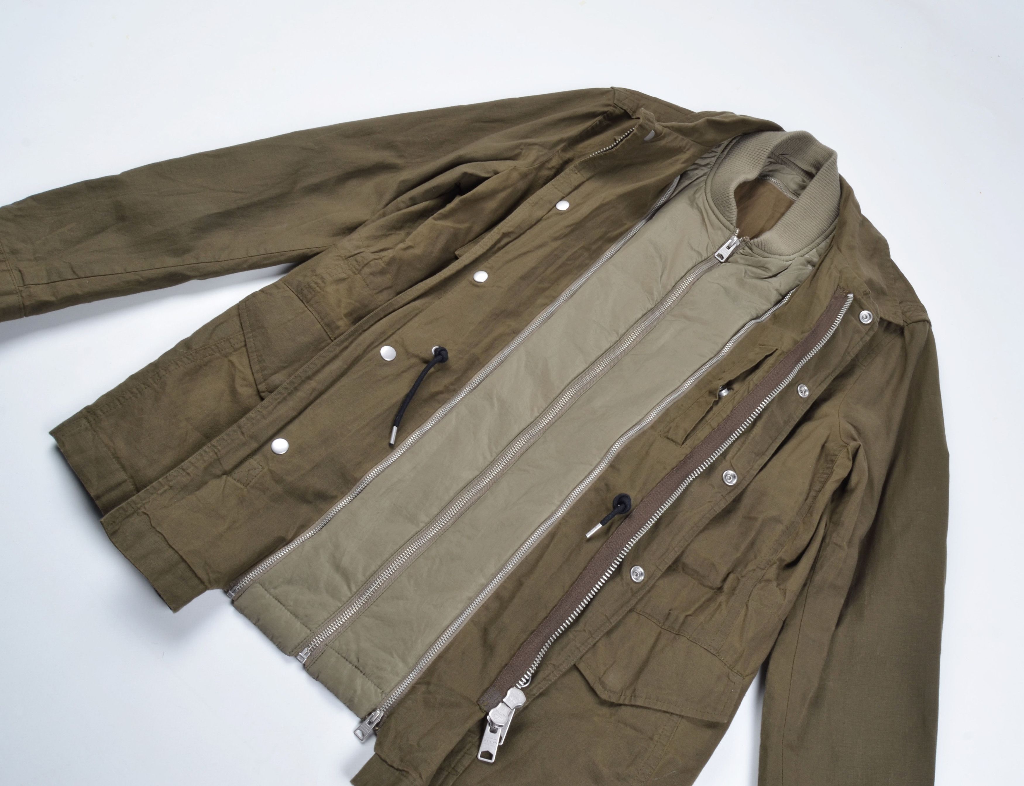 Allsaints AllSaints Halley Stevensons Waxed Cotton Field Jacket Size US L / EU 52-54 / 3 - 5 Thumbnail