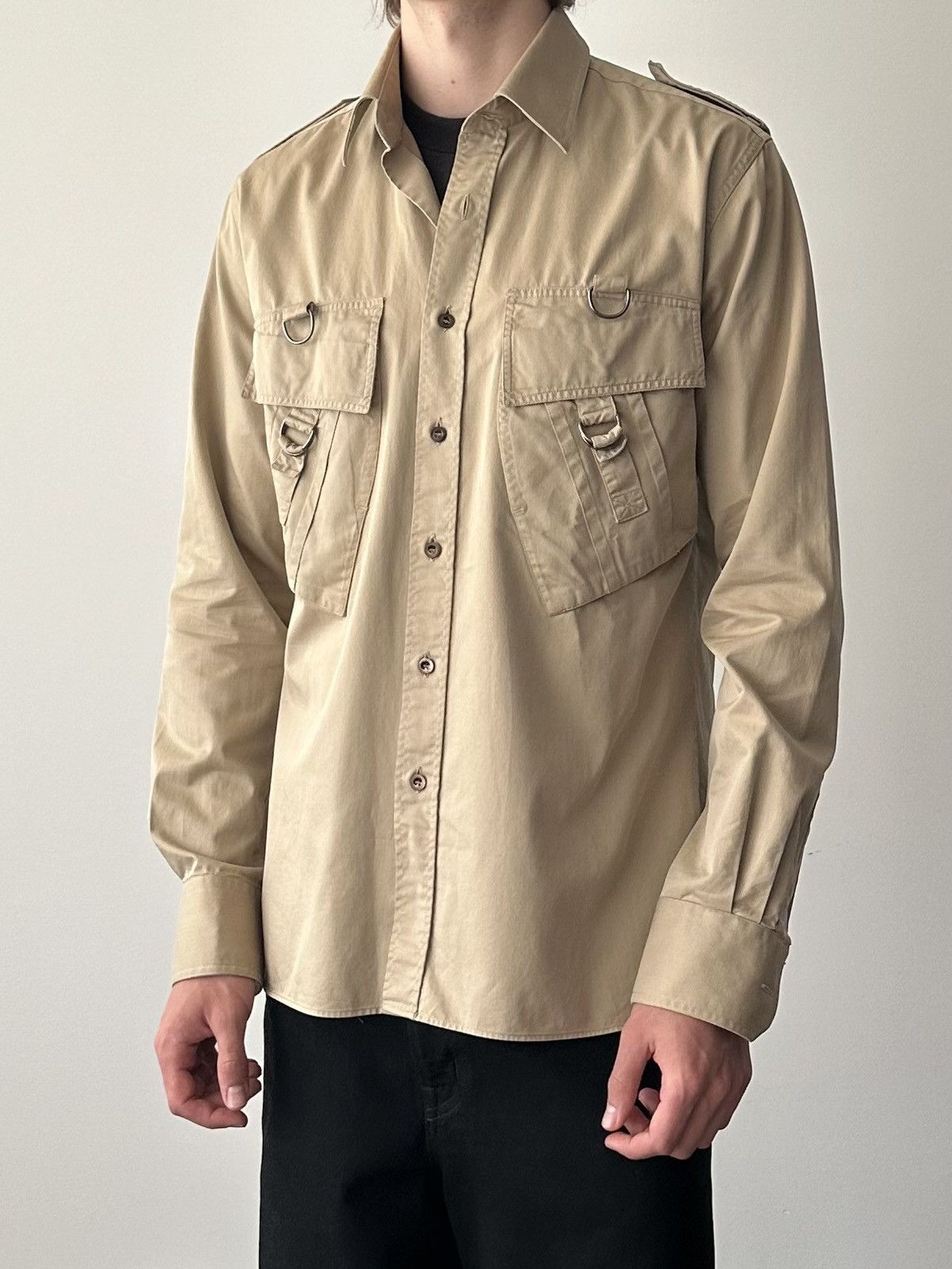 Gucci Gucci by Tom Ford Bondage Military Shirt Size US M / EU 48-50 / 2 - 3 Thumbnail