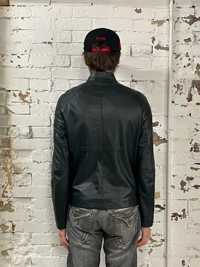 Emporio Armani AW2018 Emporio Armani Grained Hybrid Leather Jacket Size US S / EU 44-46 / 1 - 3 Thumbnail
