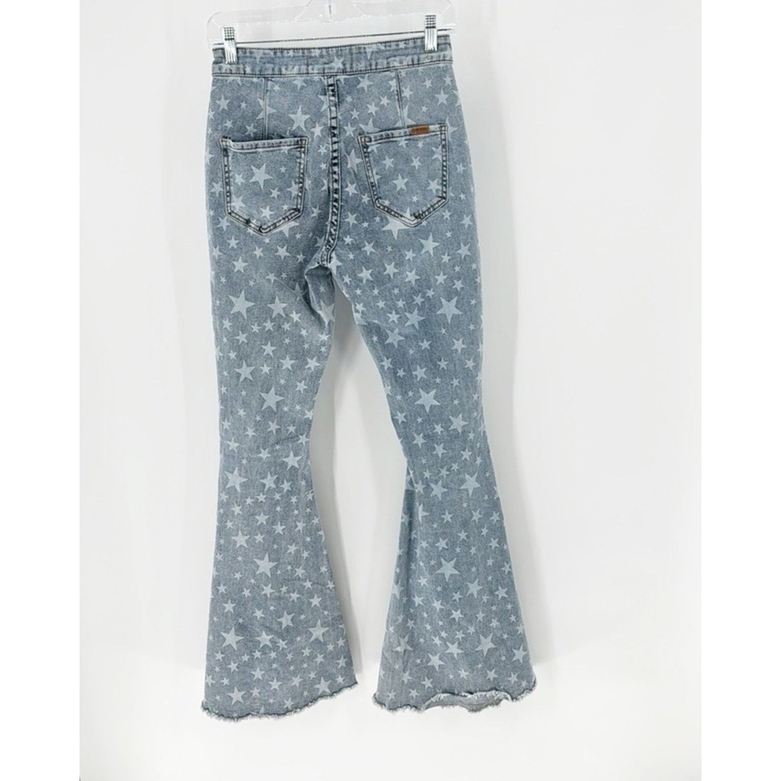Other Rock & Roll Denim Star High Rise Bell-Bottom Jeans sz 27x34 Size 27" / US 4 / IT 40 - 2 Thumbnail