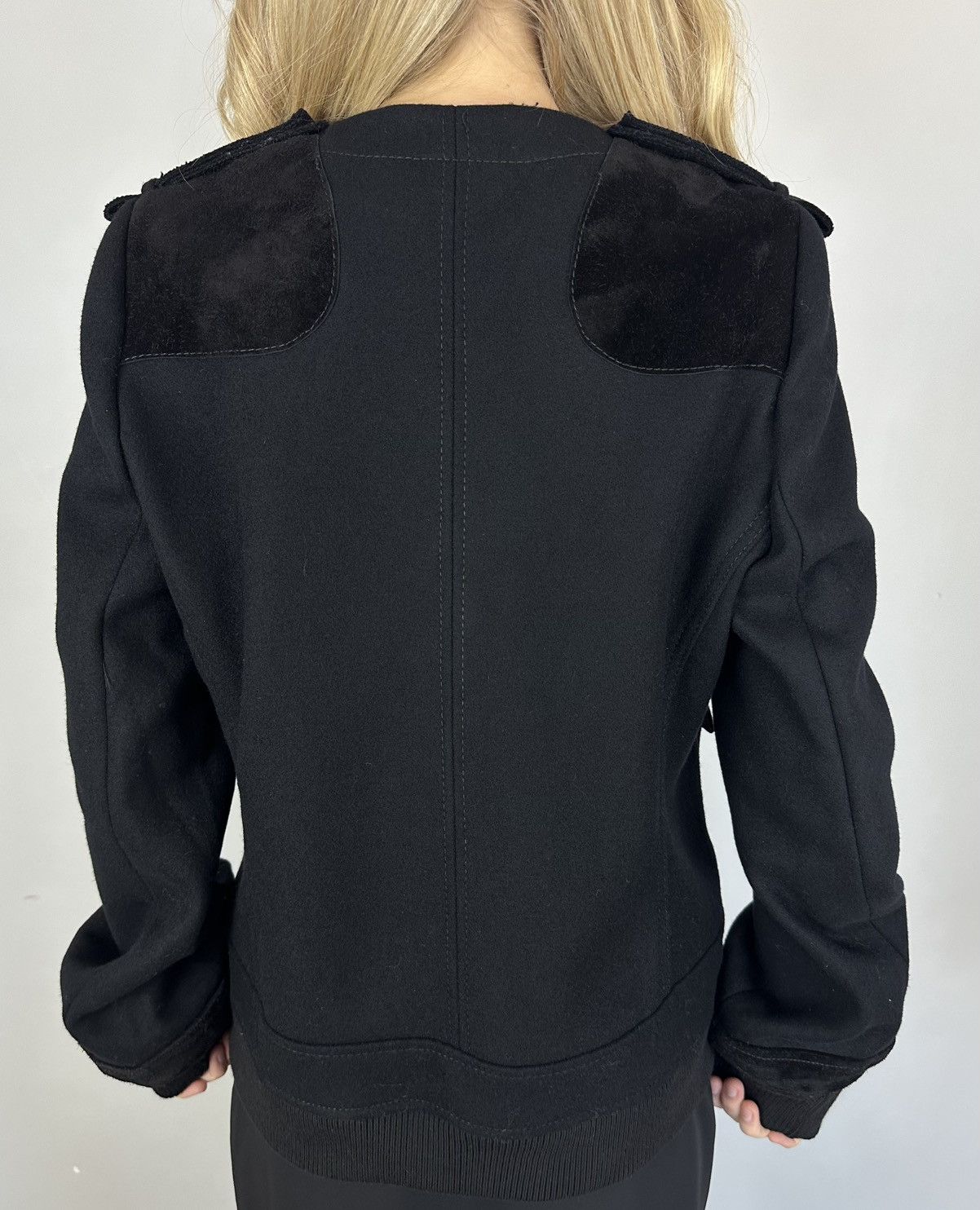 Balenciaga Balenciaga Black Wool Double Breasted Jacket 2007 Brass Size US L / EU 52-54 / 3 - 7 Thumbnail