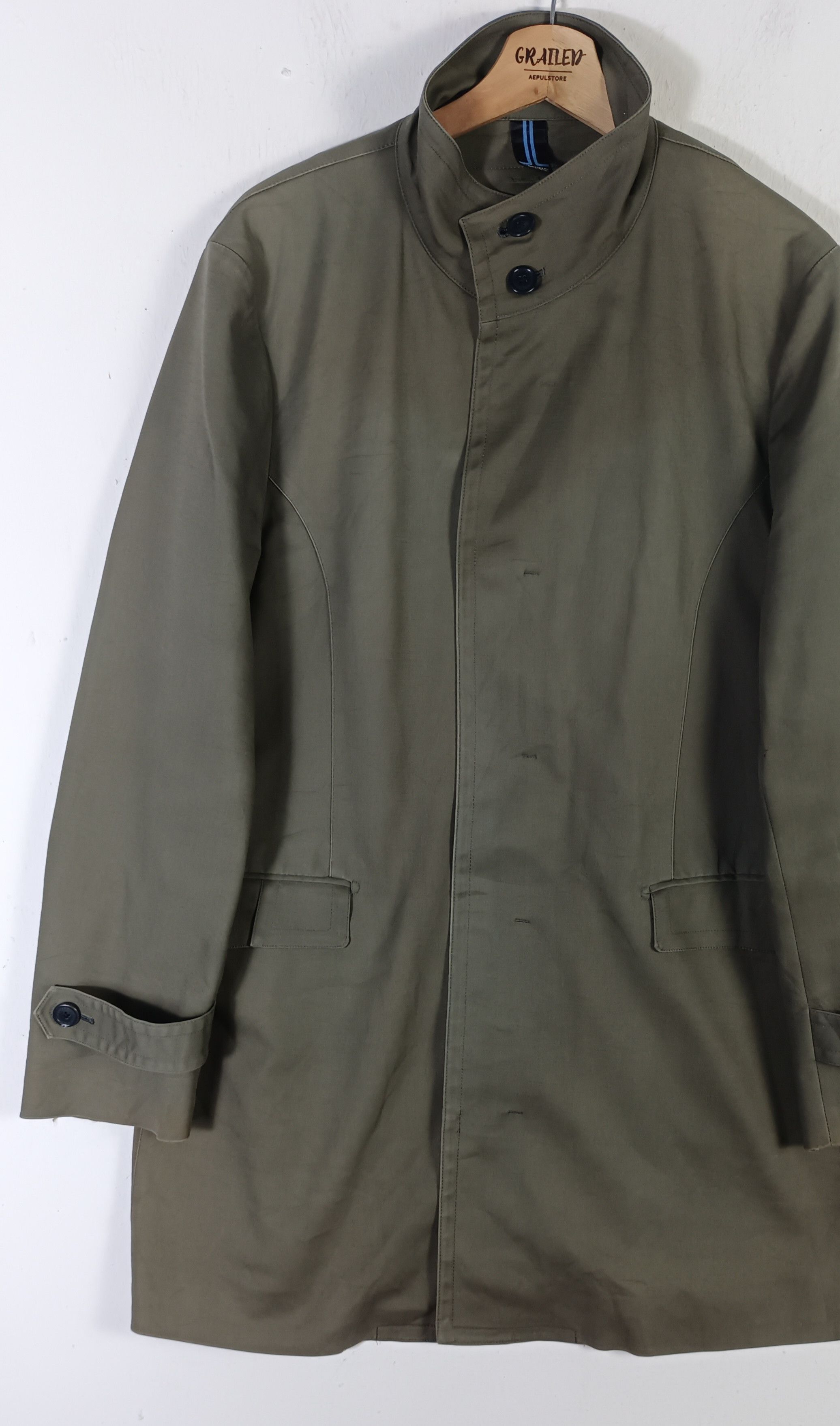 Lanvin Lanvin er Bleu Trench Coat Size US M / EU 48-50 / 2 - 5 Thumbnail