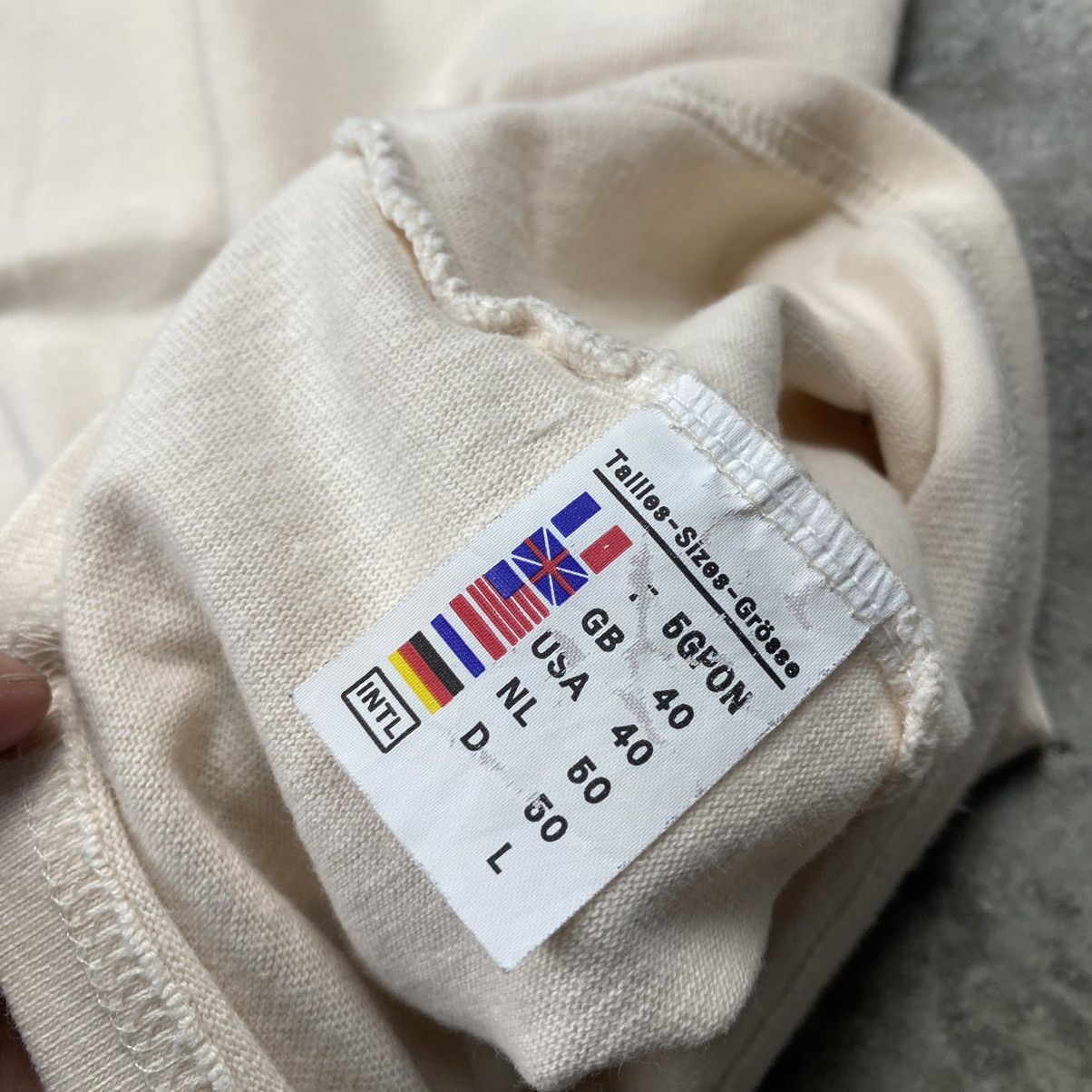 Saint James Saint James Asap Rocky Blank Beige Tee Size US M / EU 48-50 / 2 - 6 Thumbnail
