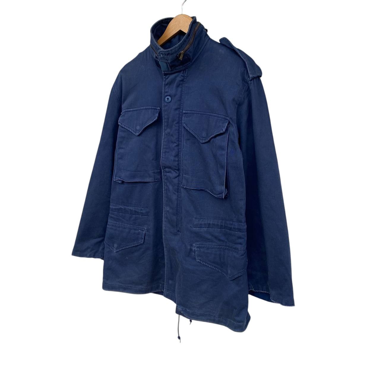 Alpha Industries Vintage 80s Alpha Industries Navy M-65 Field Jacket Scovill Size US S / EU 44-46 / 1 - 2 Thumbnail