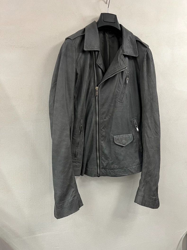 Rick Owens Rick Owens Biker Leather Jacket Size US XXS / EU 40 - 4 Thumbnail