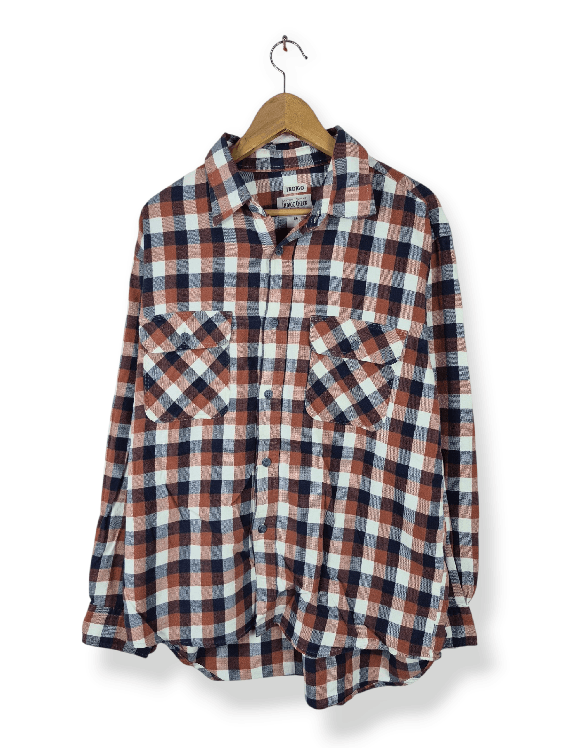 Big John 🔥 Big John Checkered Flannel Button Up Shirt Size US XL / EU 56 / 4 - 1 Thumbnail