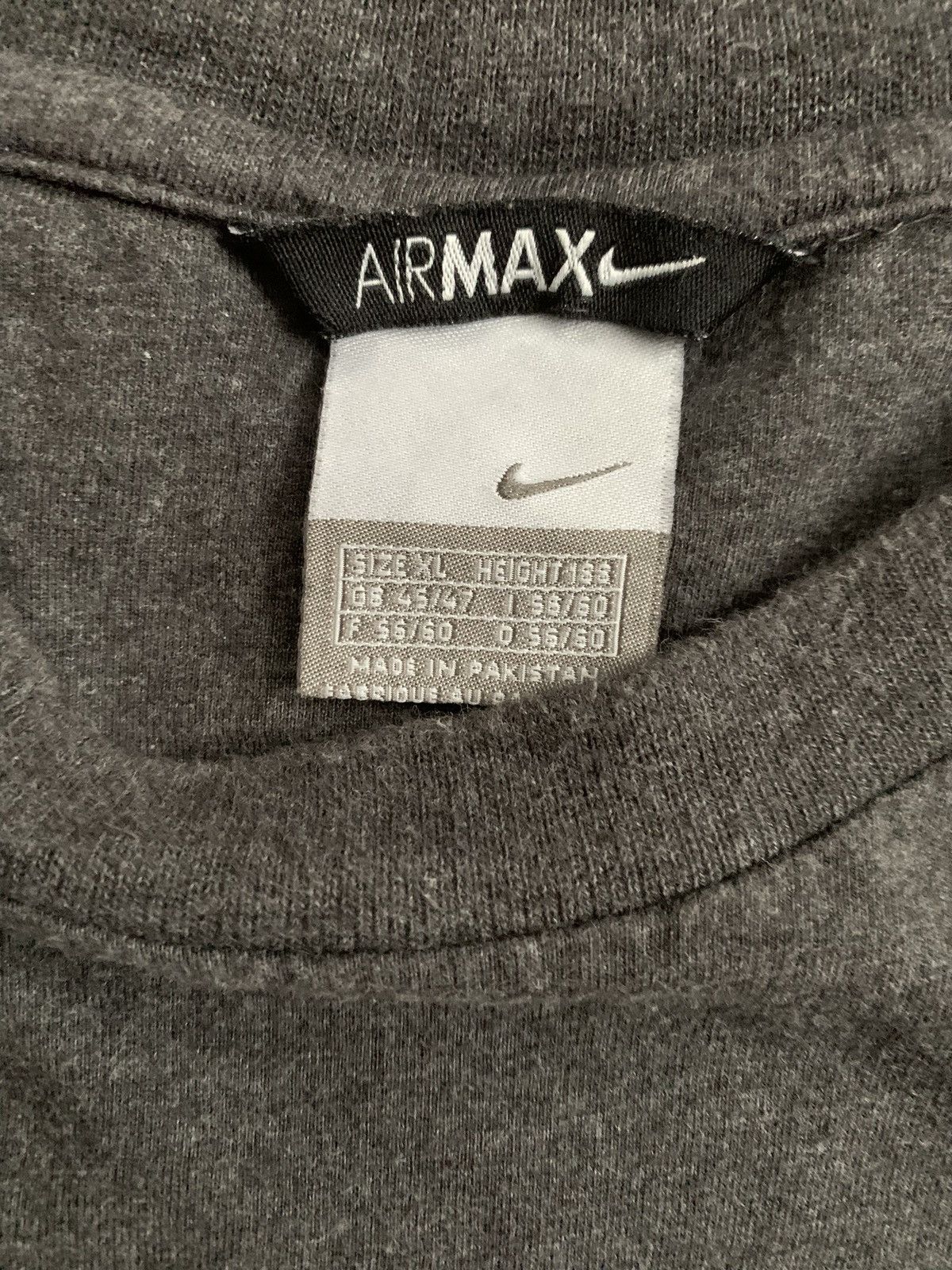 Nike × Vintage Vintage Nike AirMax Tee Size US XL / EU 56 / 4 - 2 Thumbnail