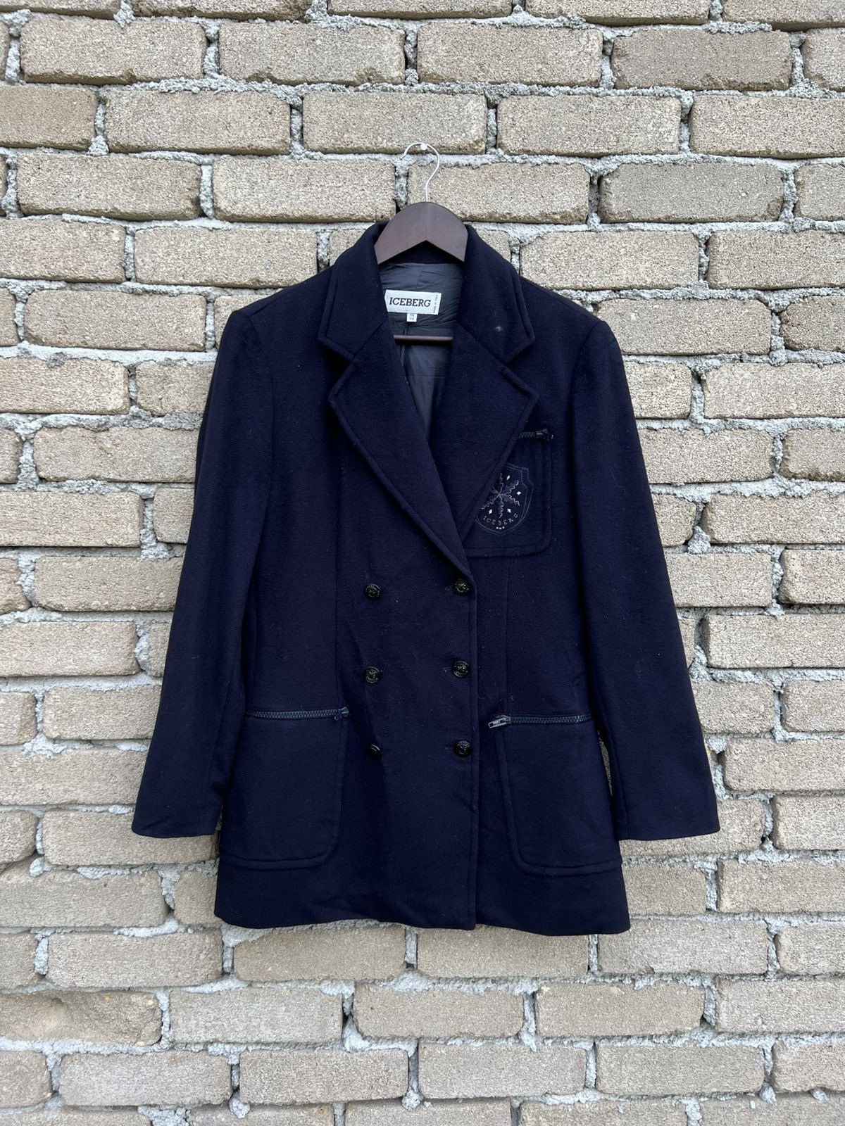 Iceberg Iceberg Wool Coats Double Collar Size S / US 4 / IT 40 - 2 Thumbnail