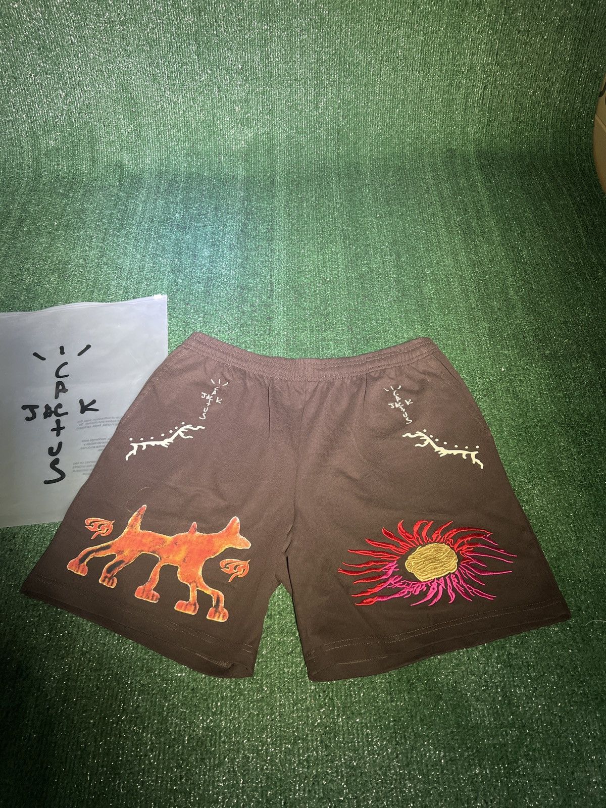 Travis Scott Travis Scott Cactus Jack Sun Shorts Size Large | Grailed