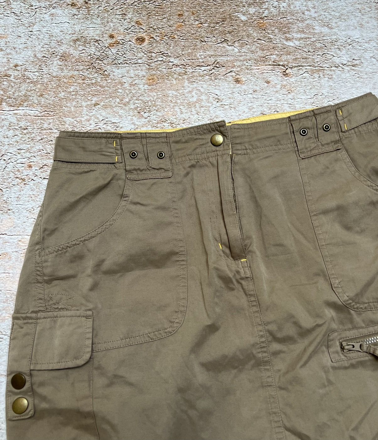 Japanese Brand × Seditionaries Vintage Japanese adjustable cargo mini skirt Size 28" / US 6 / IT 42 - 4 Thumbnail