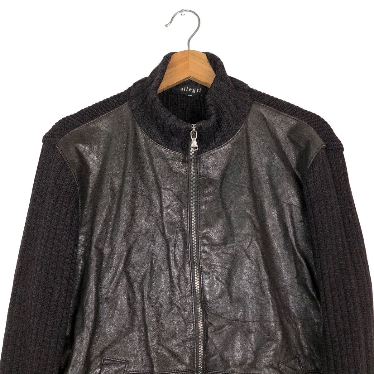 Japanese Brand Parachute Bondage Biker Jacket Allegri Issey Miyake Leather Size US M / EU 48-50 / 2 - 3 Thumbnail