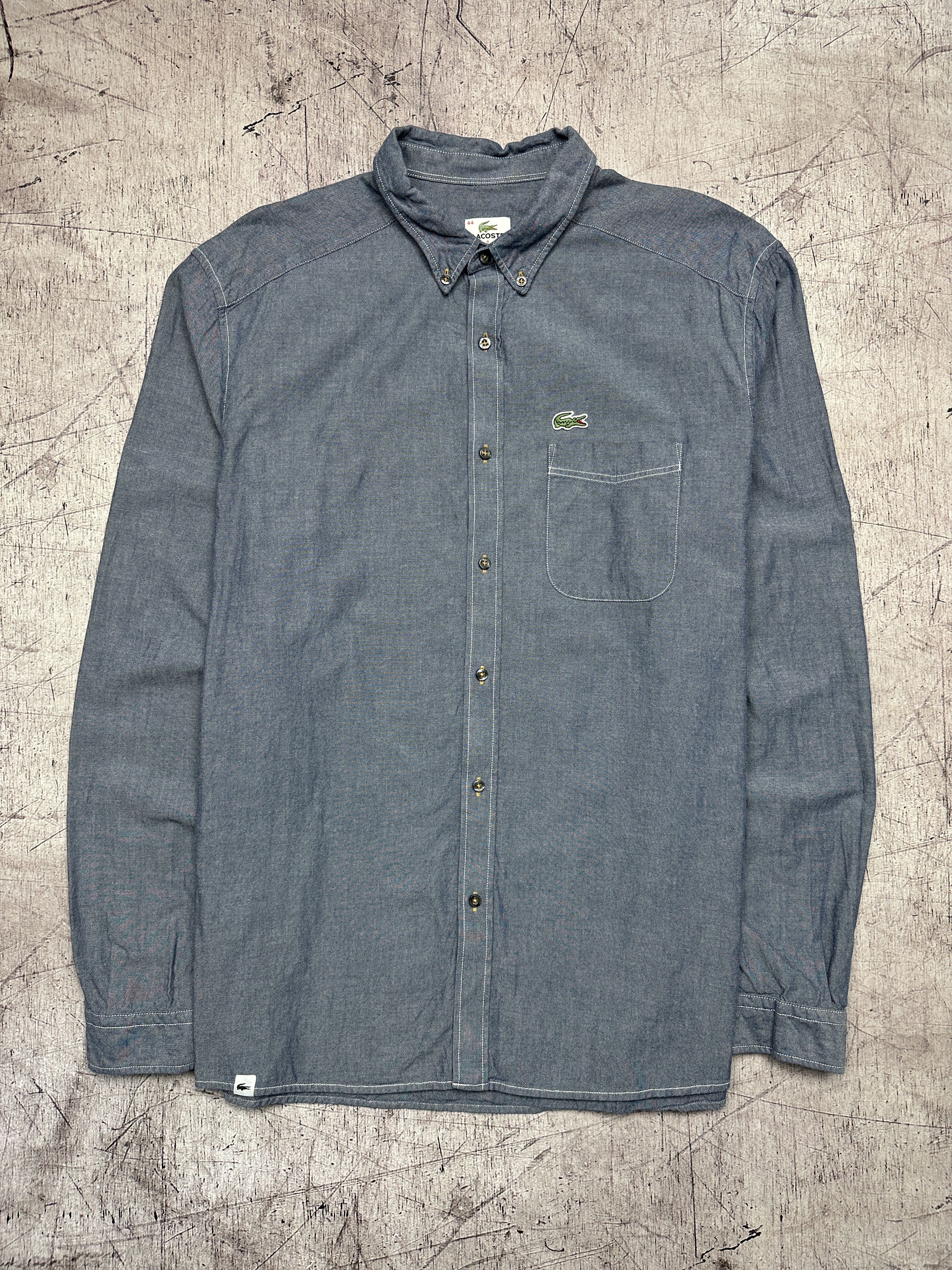 Lacoste Lacoste Vintage Mens Long Sleeve Shirt Size US XL / EU 56 / 4 - 1 Thumbnail