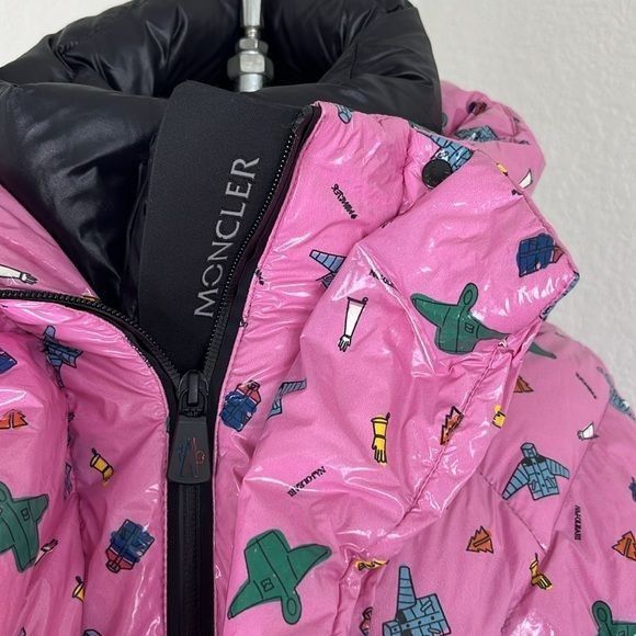 Moncler MONCLER GENIUS + 3 Moncler Grenoble Cropped Printed Quilted Size S / US 4 / IT 40 - 2 Thumbnail