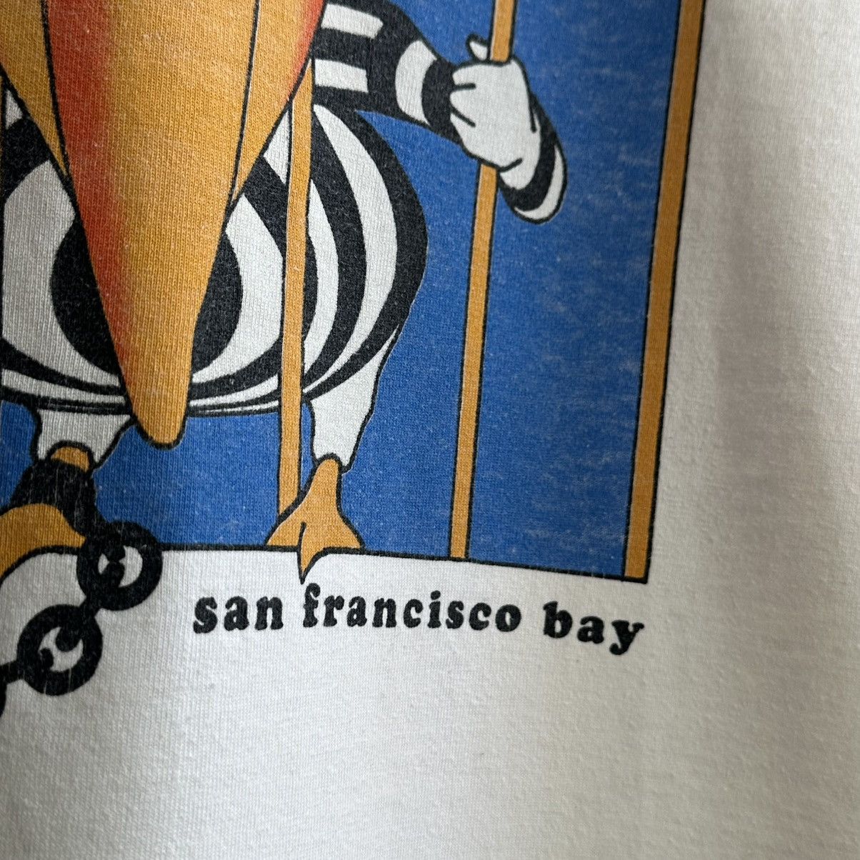 Vintage VINTAGE 1980 ALCATRAZ SAN FRANCISCO BAY GRAPHIC PROMO TEE Size US L / EU 52-54 / 3 - 5 Thumbnail