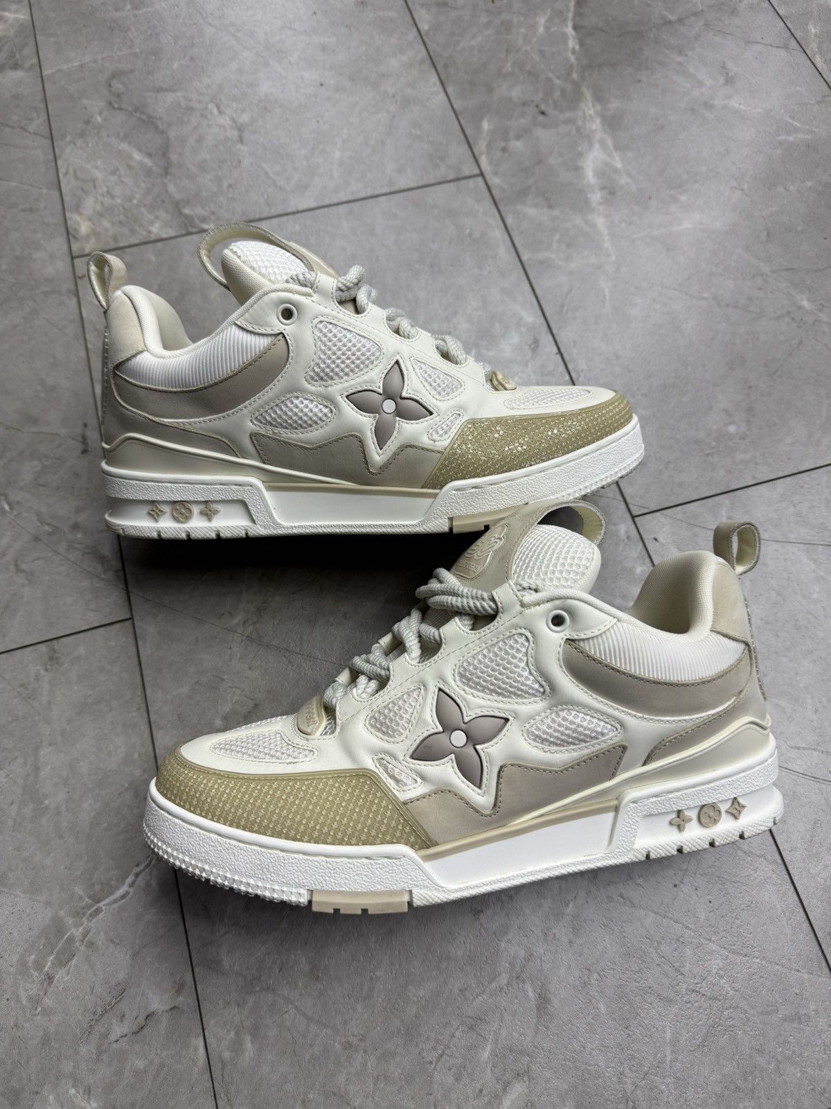 Louis Vuitton Beige LV Skate Trainer