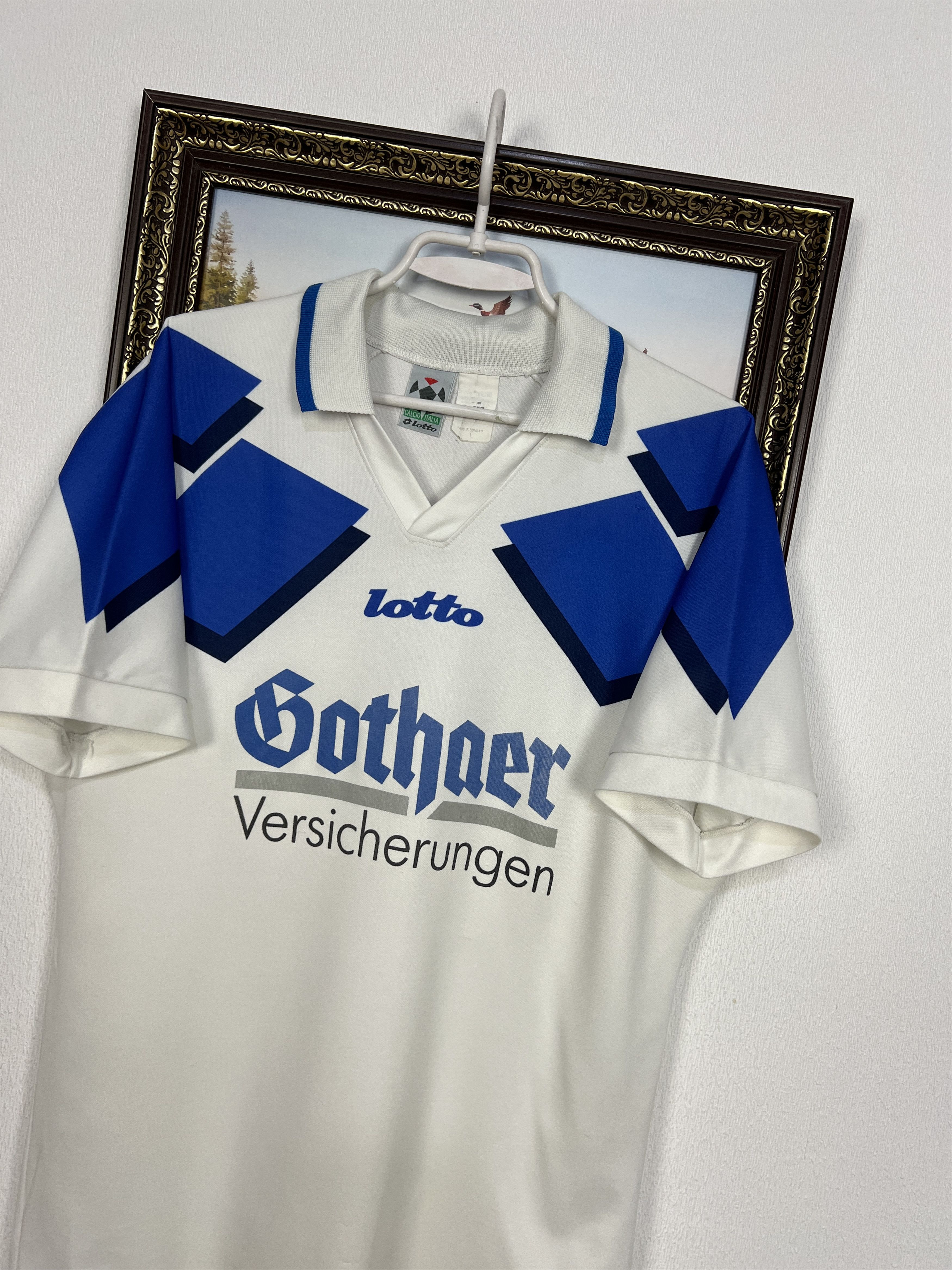 Lotto Sport Wuppertaler SV Home football shirt 1995 Soccer Lotto Jersey Size US L / EU 52-54 / 3 - 3 Thumbnail