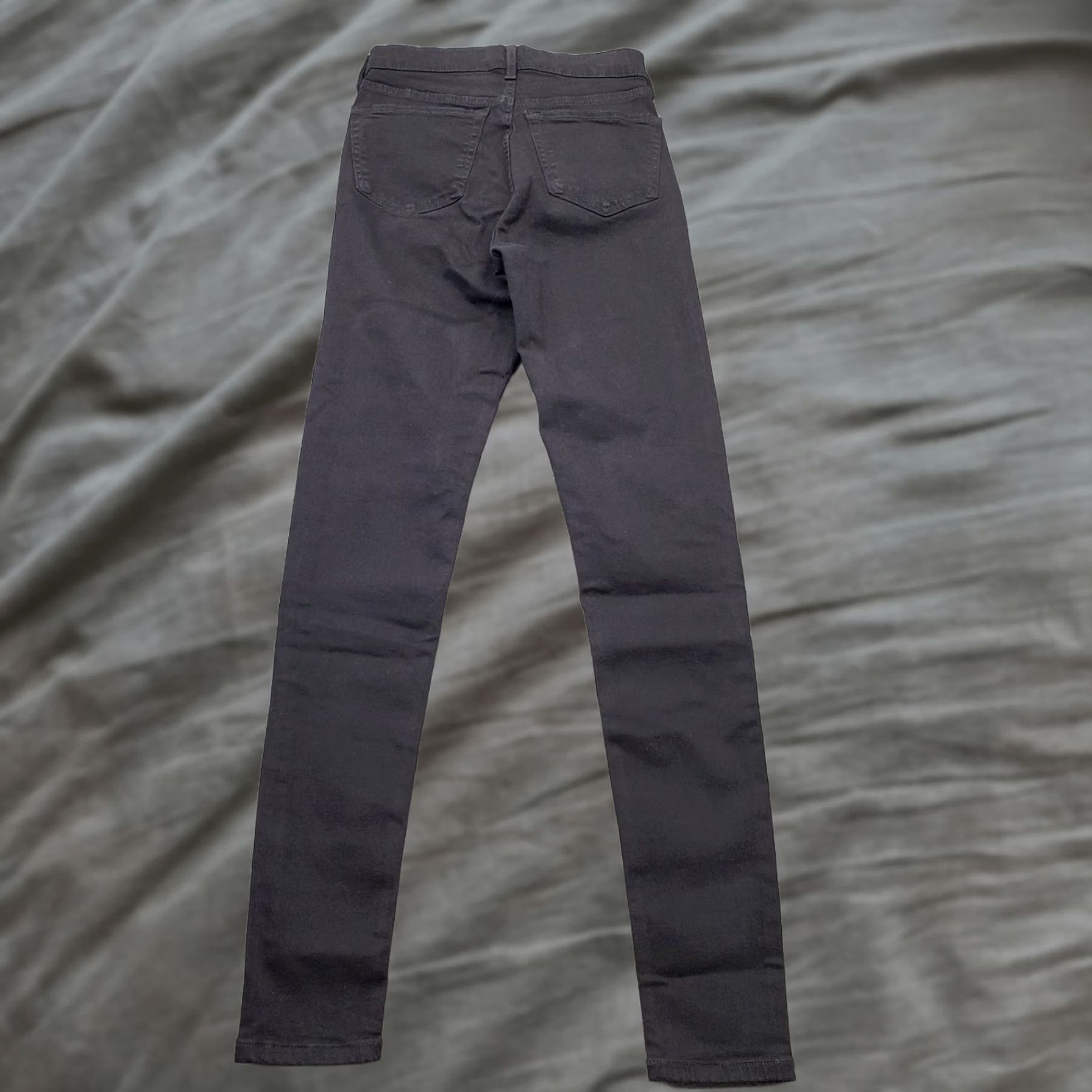 Topshop Topshop Jamie Jeans Women 26 Tall Black Denim Stretch Flat Front Slim Fit Jeans Size 26" / US 2 / IT 38 - 1 Thumbnail