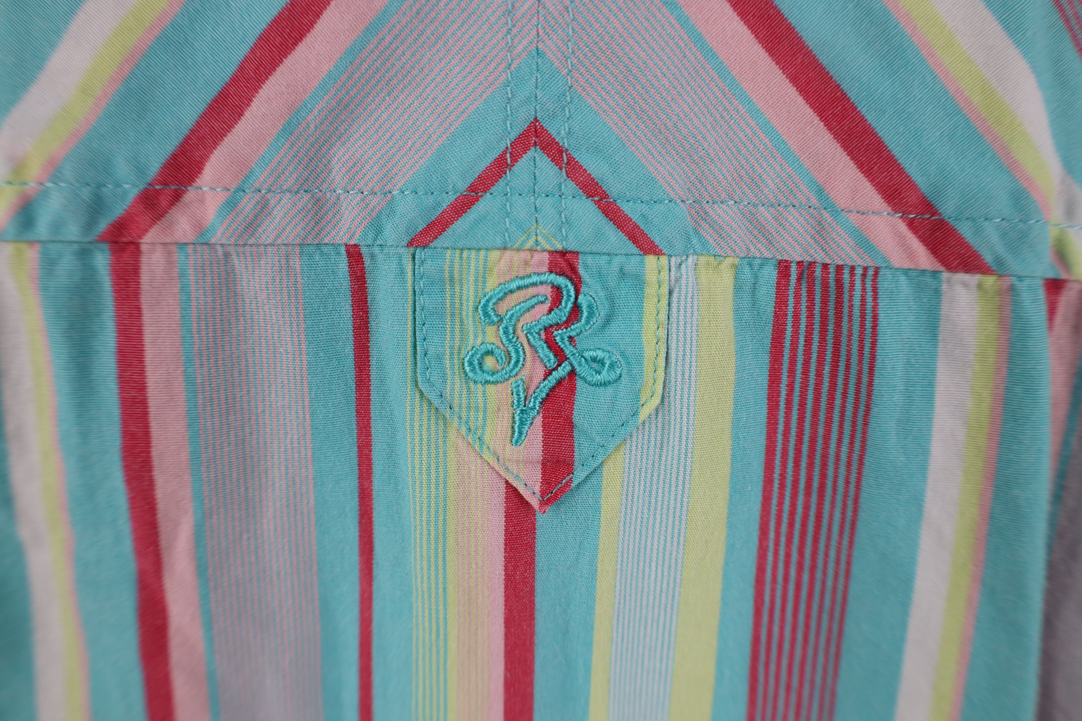 Vintage Vintage 90s Y2K Streetwear Striped Collared Button Shirt Size US XL / EU 56 / 4 - 10 Thumbnail