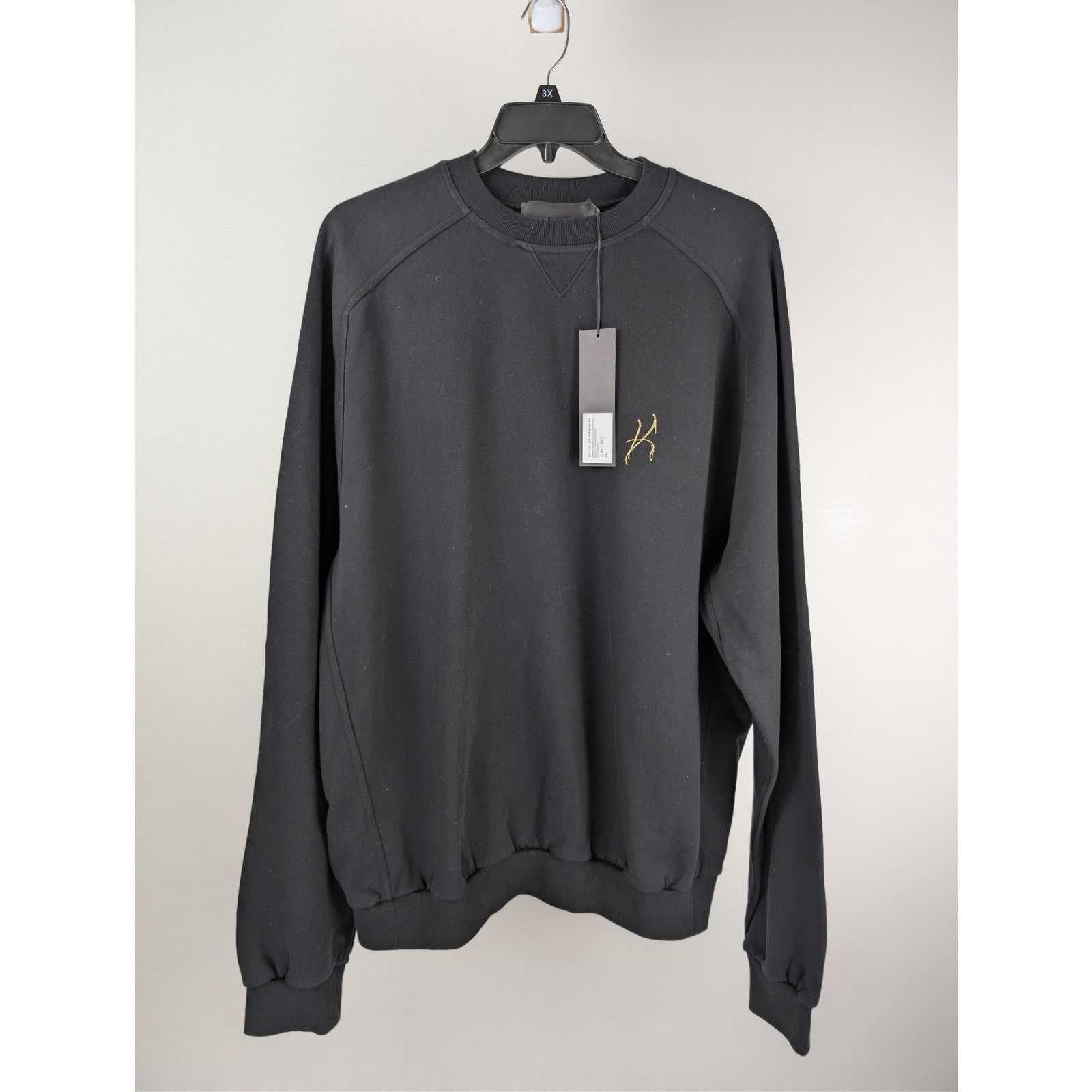 Haider Ackermann o1rshd1 Embroidered Sweater Perth in Black Size US XXL / EU 58 / 5 - 10 Thumbnail