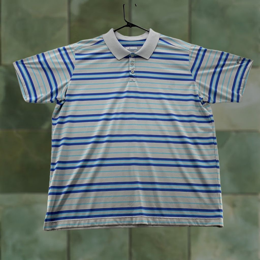 Vintage Columbia PFG Polo Shirt Mens XL Omni Wick Fishing Hiking Camping Dad Gray Size US XL / EU 56 / 4 - 1 Thumbnail